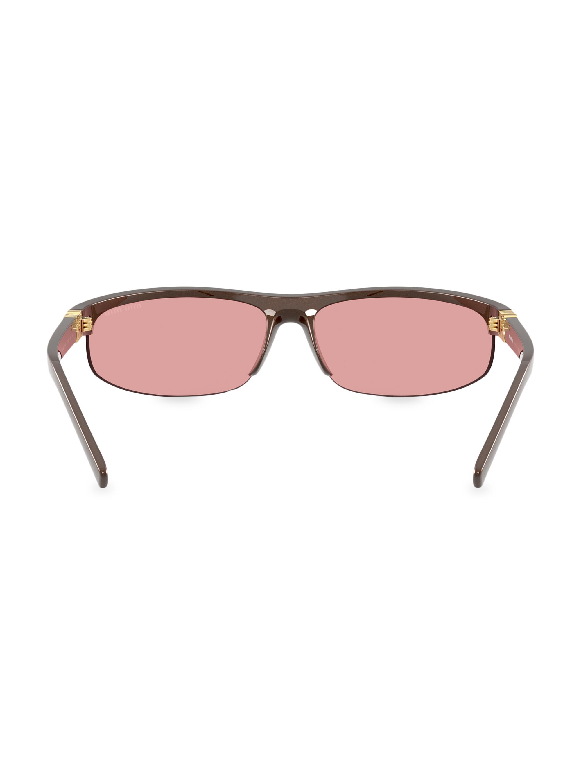 Miu Miu 70MM Shield Sunglasses | Saks Fifth Avenue