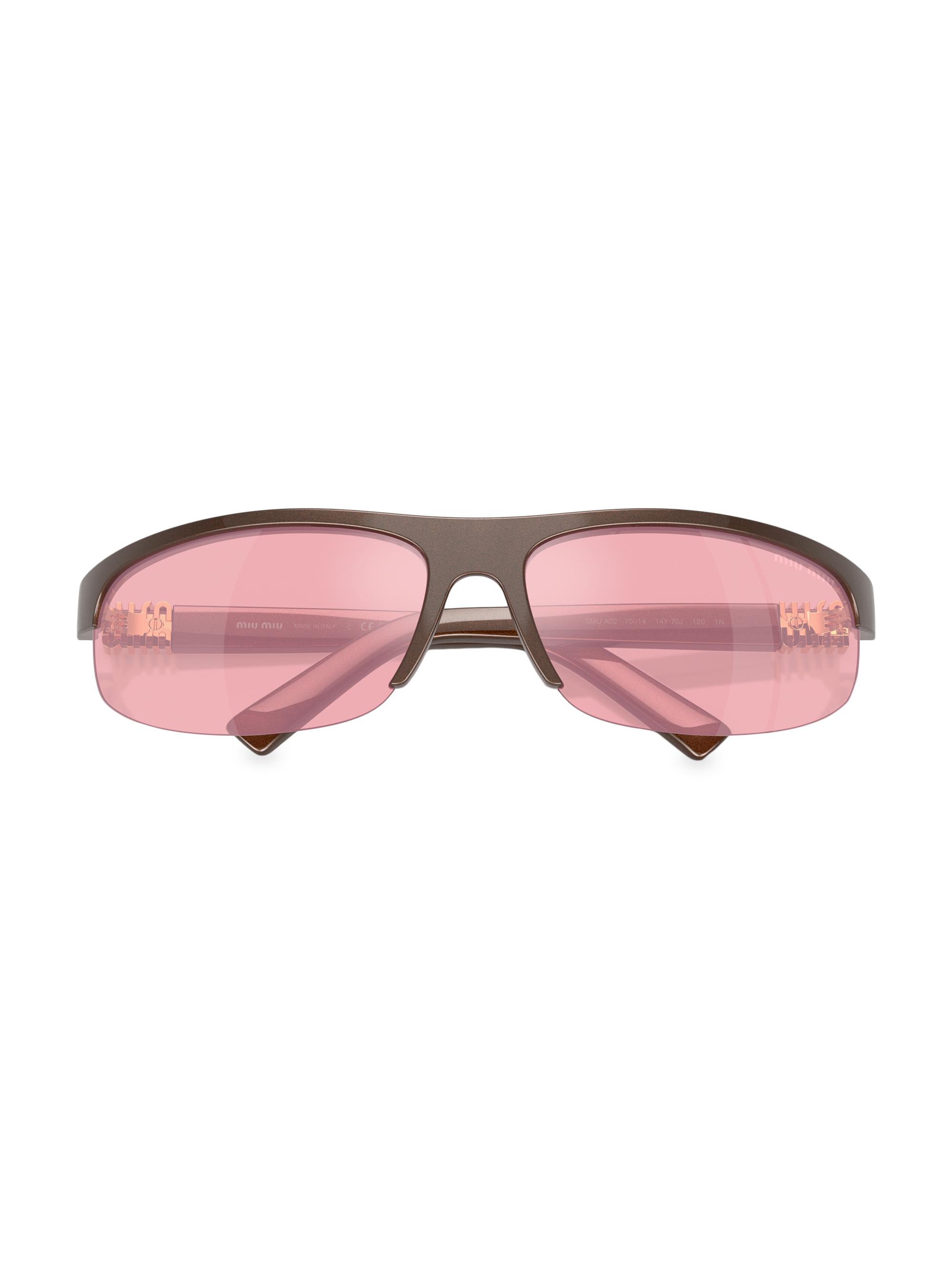 Miu Miu 70MM Shield Sunglasses | Saks Fifth Avenue