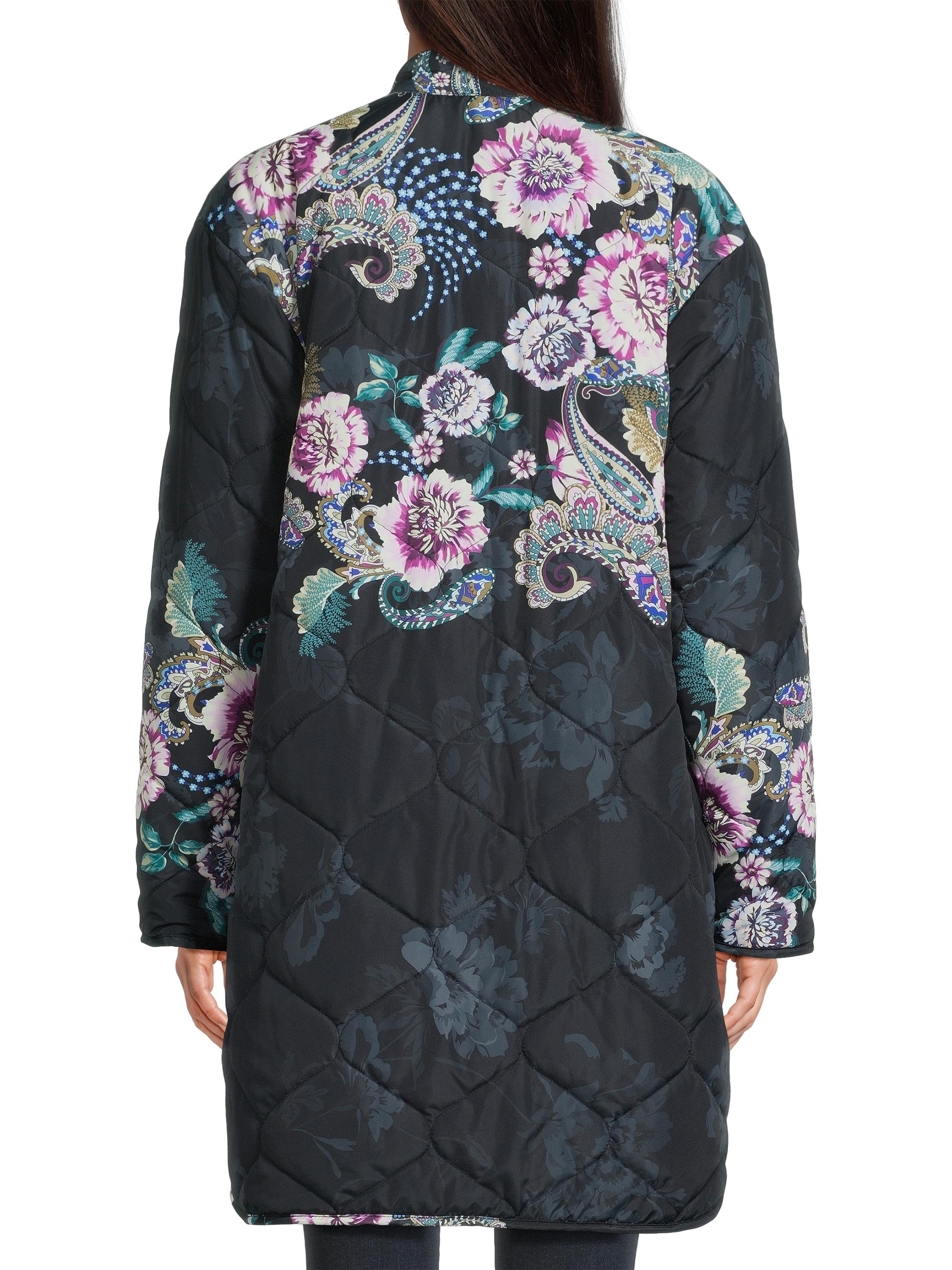 Johnny Was Vivi Printed Reversible Quilted Jacket | Saks Fifth Avenue