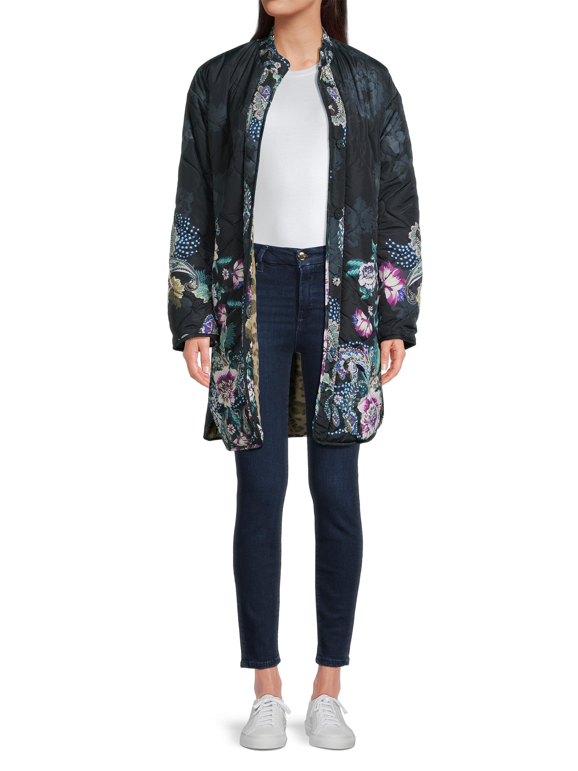 Johnny Was Vivi Printed Reversible Quilted Jacket | Saks Fifth Avenue