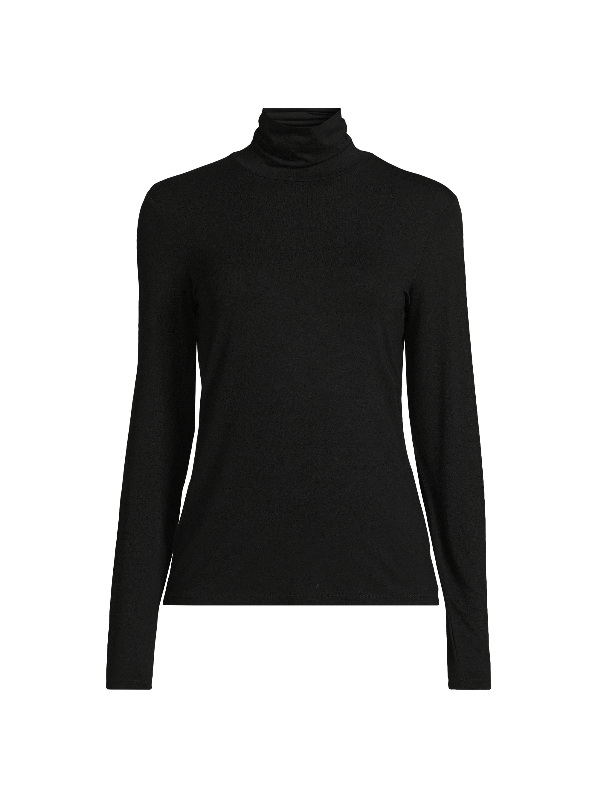 Weekend Max Mara Women's Multi Stretch-Jersey Turtleneck Top - Black