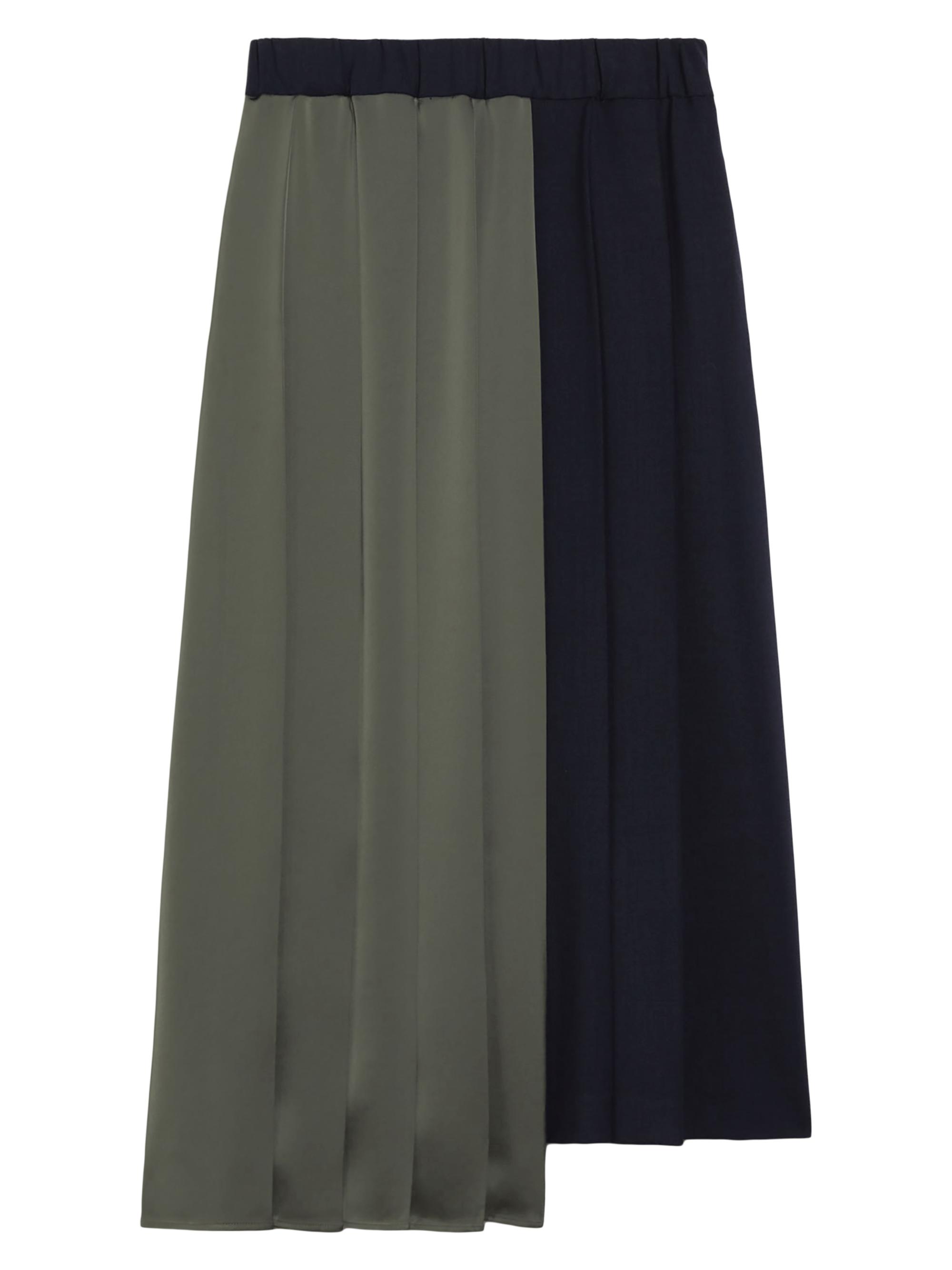 Weekend Max Mara Women's Managua Pleated Asymmetric Midi-Skirt - Navy
