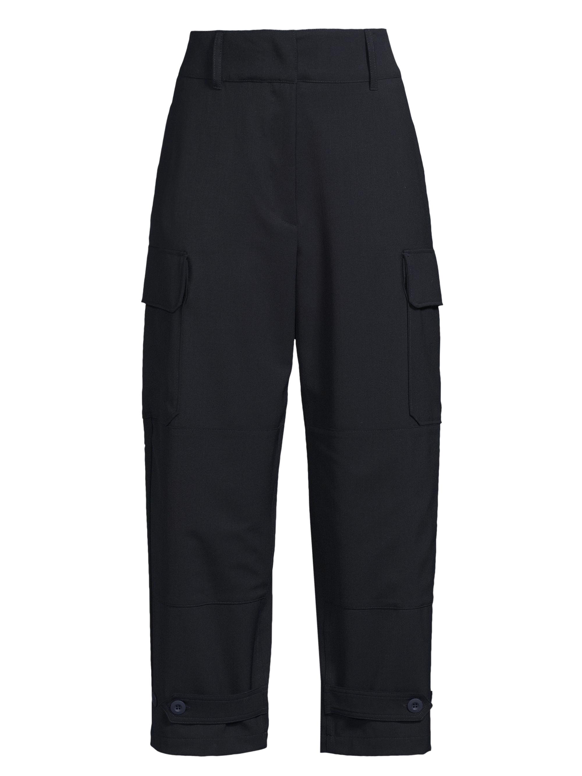 Weekend Max Mara Women's Boris High-Rise Cropped Cargo Pants - Navy