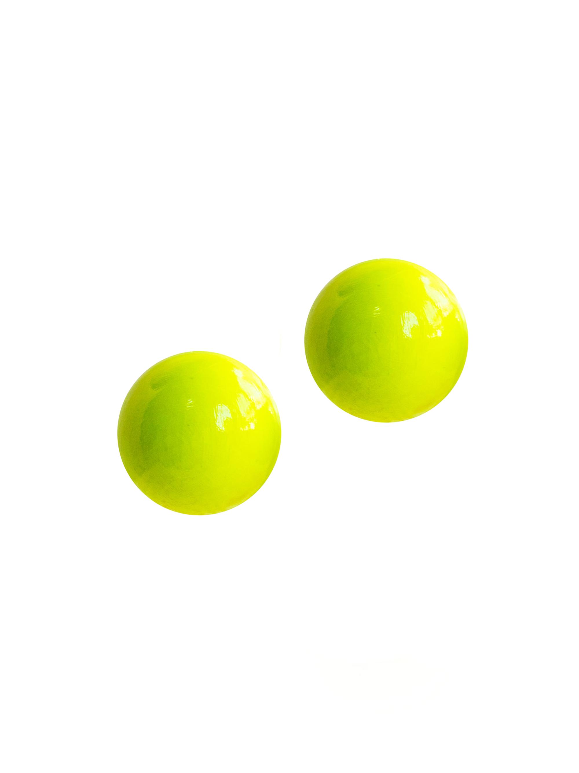 Saulé Women's Everbloom Mini Gaia Gumdrop Earrings - Lime Lights