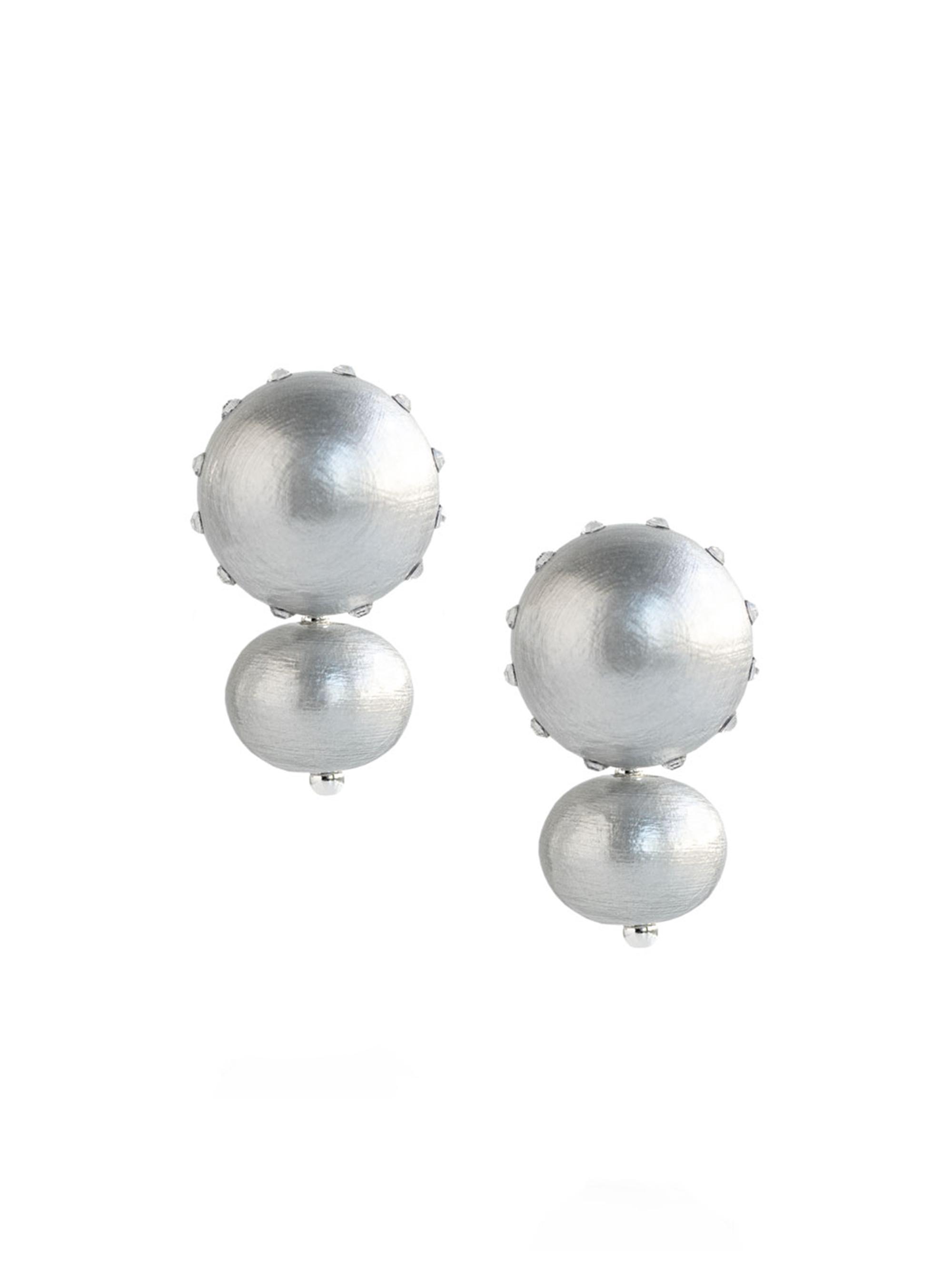 Saulé Women's La Dolce Vita Livia 18K-Gold-Plated & Crystal Earrings - Cloudy Sky