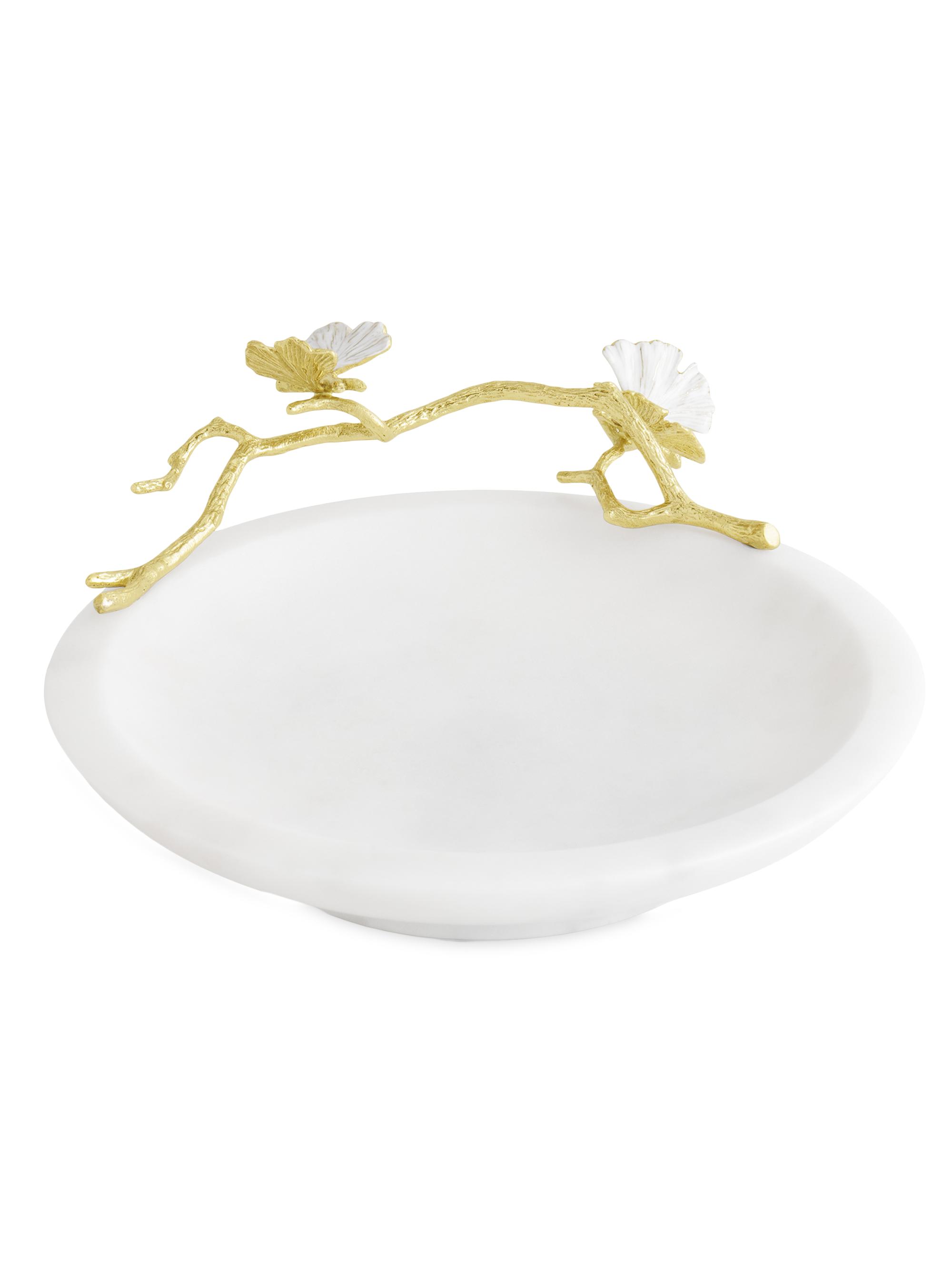 Michael Aram Butterfly Ginkgo Gold Trinket Dish - Gold