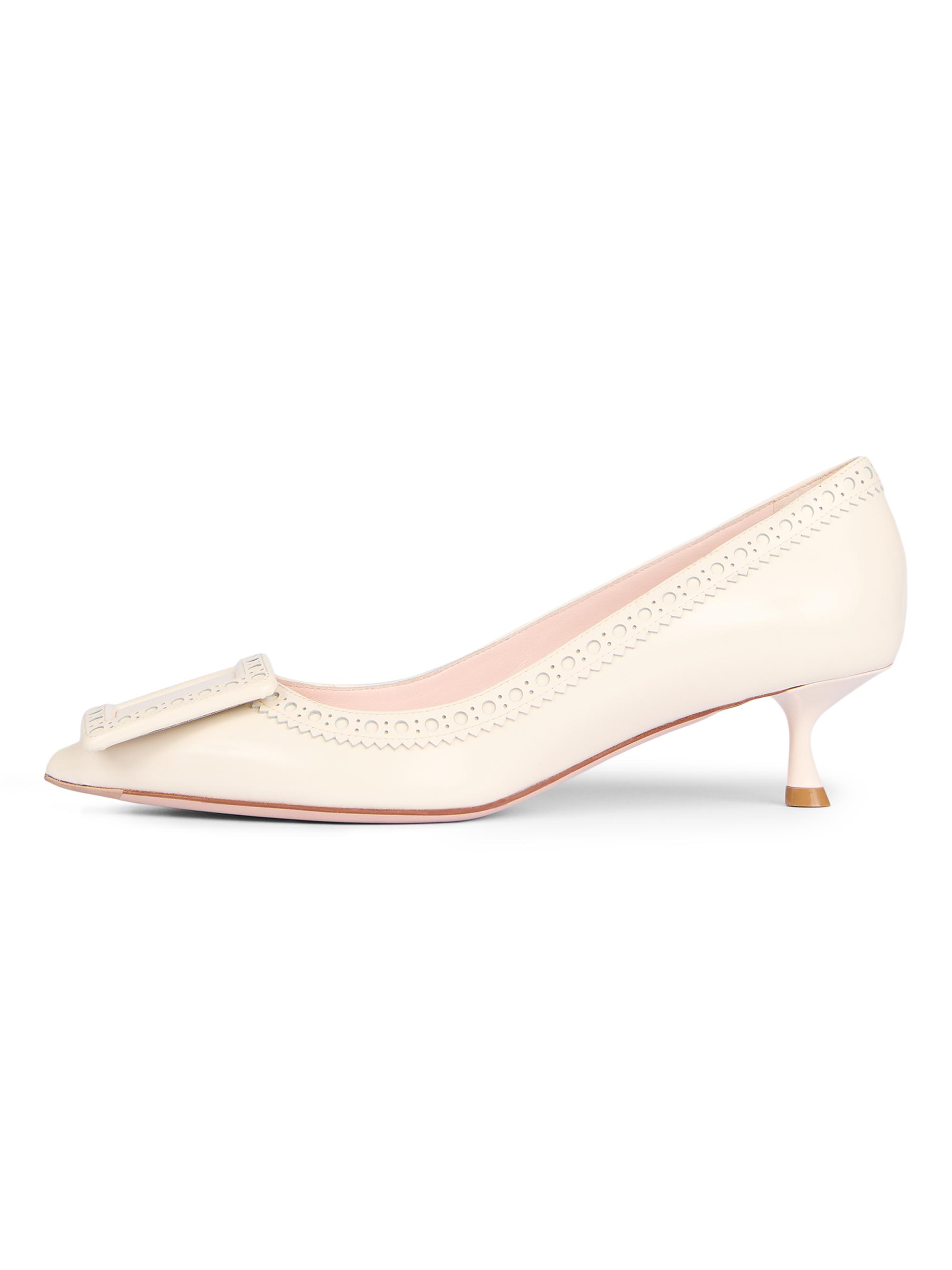 Roger Vivier I Love Vivier 45MM Leather Pumps | Saks Fifth Avenue