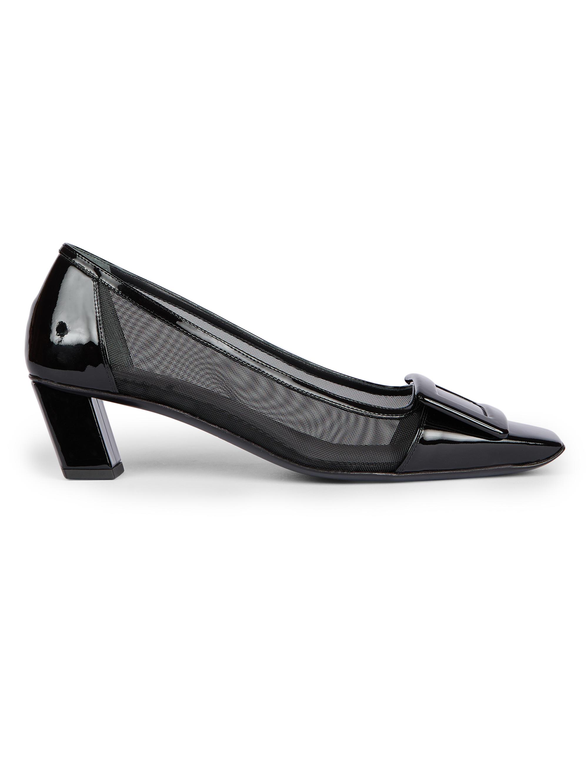 Roger Vivier Women's Belle Vivier 45MM Patent Leather Pumps - Nero