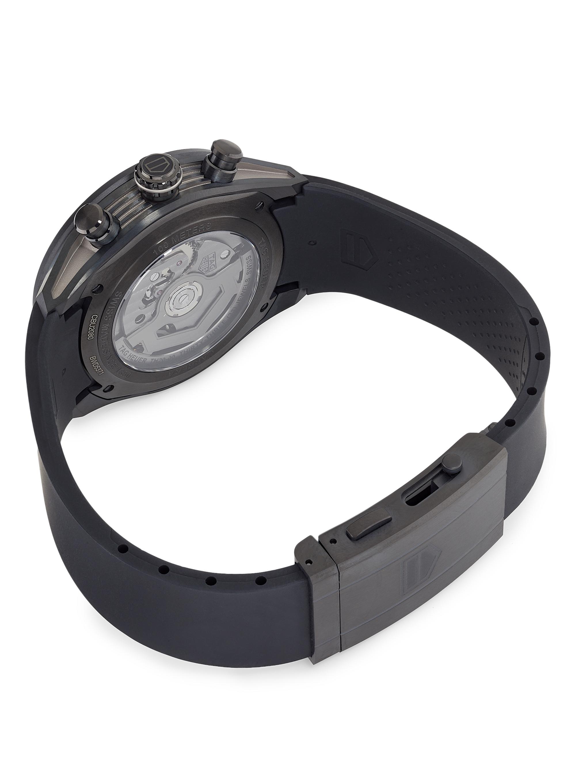 TAG Heuer Carrera TH-20 Extreme Titanium & Rubber Watch/44MM | Saks ...