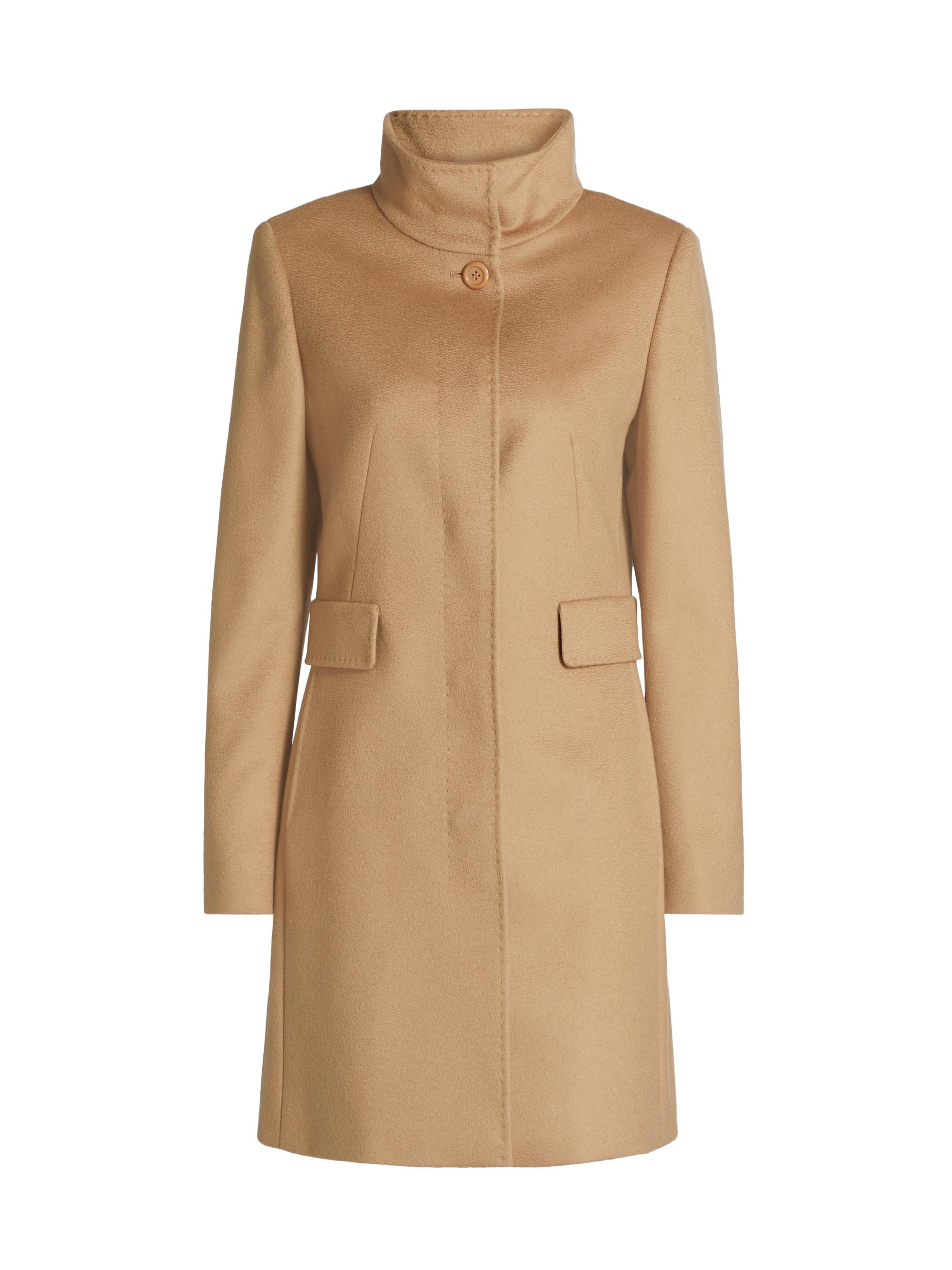 Max Mara Studio Women's Agnese Virgin Wool Single-Breasted Coat - Camel