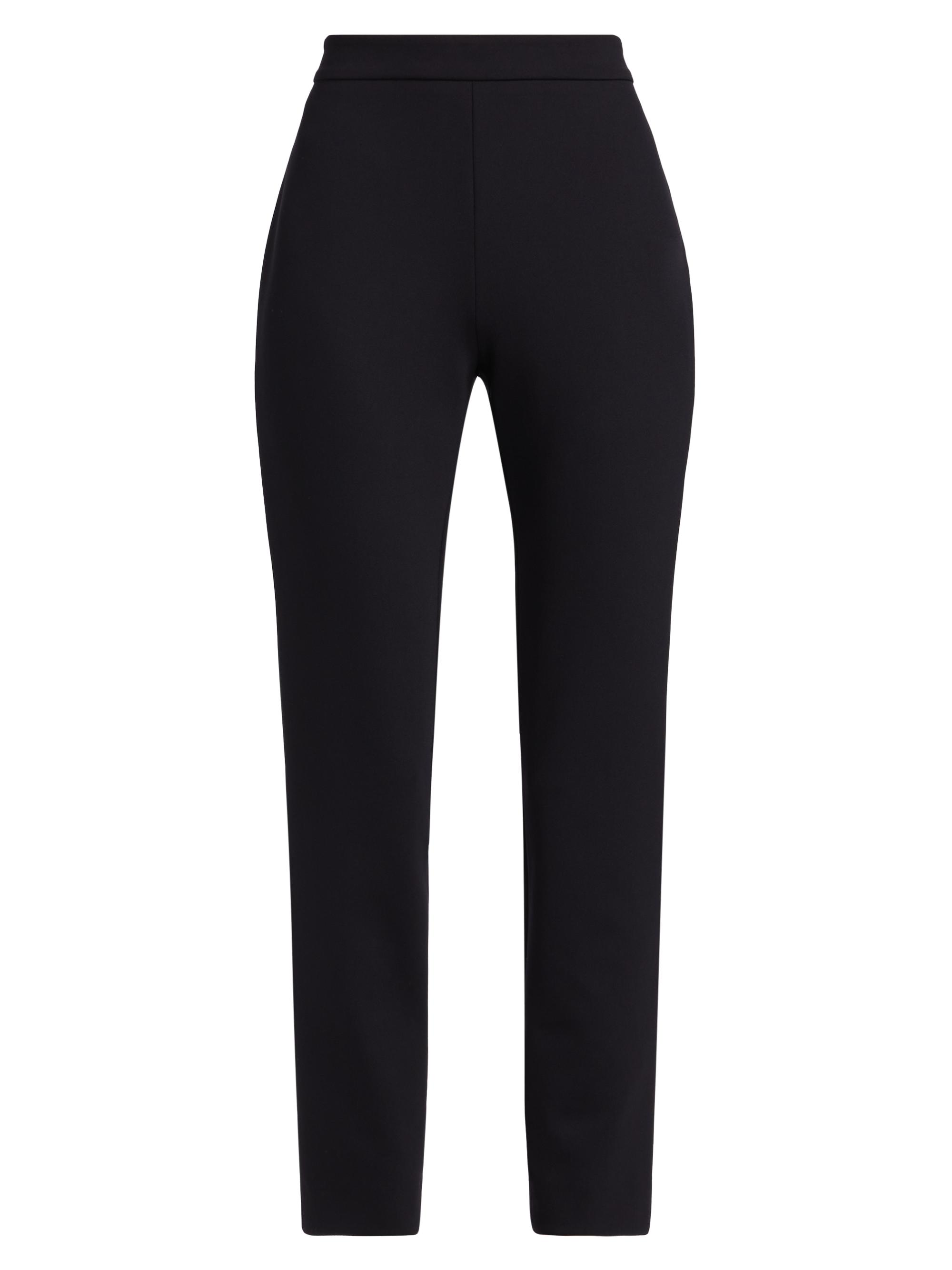 Max Mara Studio Women's Bozen Jersey High-Rise Crop Pants - Black