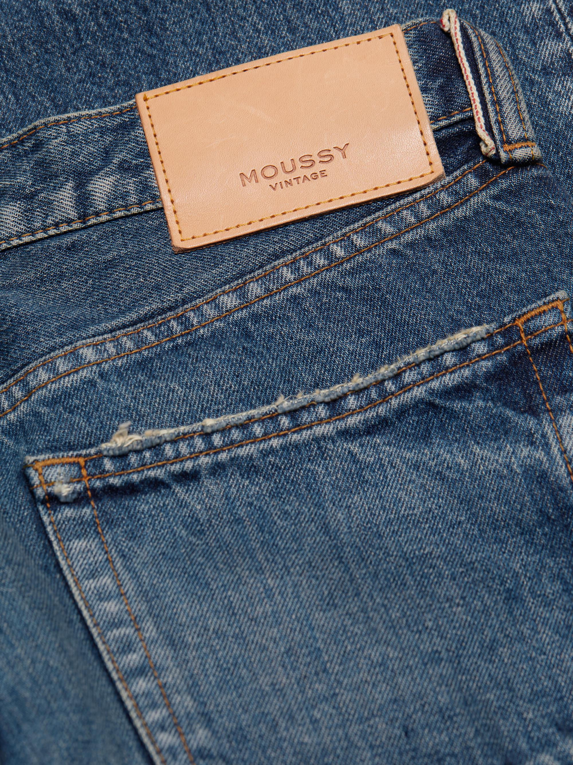 Moussy Vintage Jessamine Mid-Rise Straight-Leg Jeans | Saks Fifth