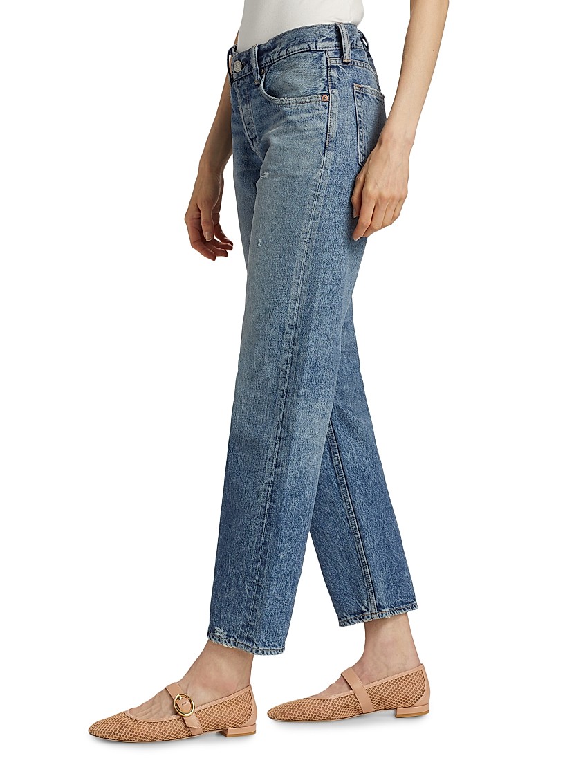Shop Moussy Vintage Trigg Low-Rise Straight-Leg Jeans | Saks Shop Moussy Vintage Trigg Low-Rise Straight-Leg Jeans | Saks