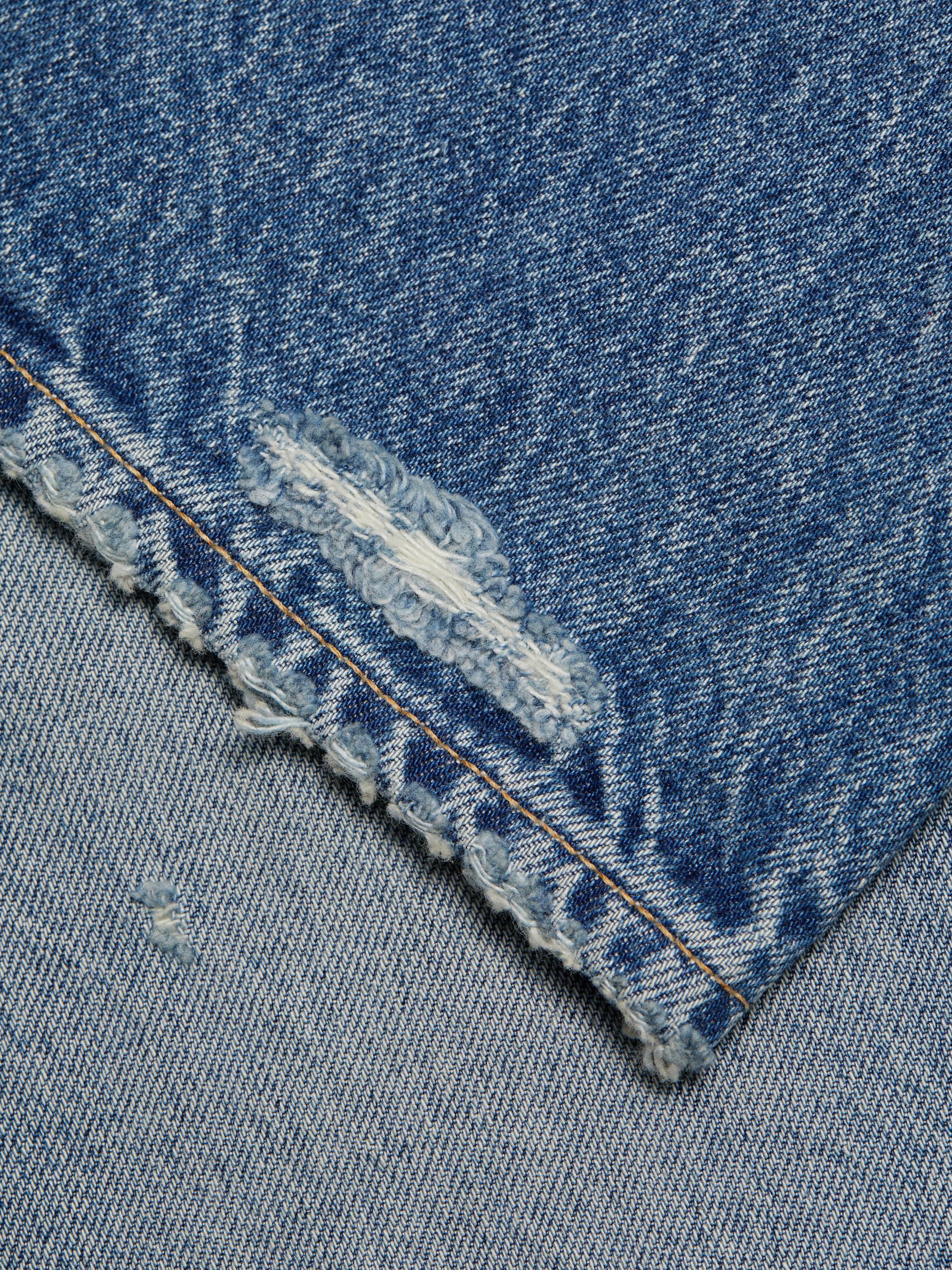 Moussy Vintage Women's Trigg Low-Rise Straight-Leg Jeans - Blue | Thumbnail 7