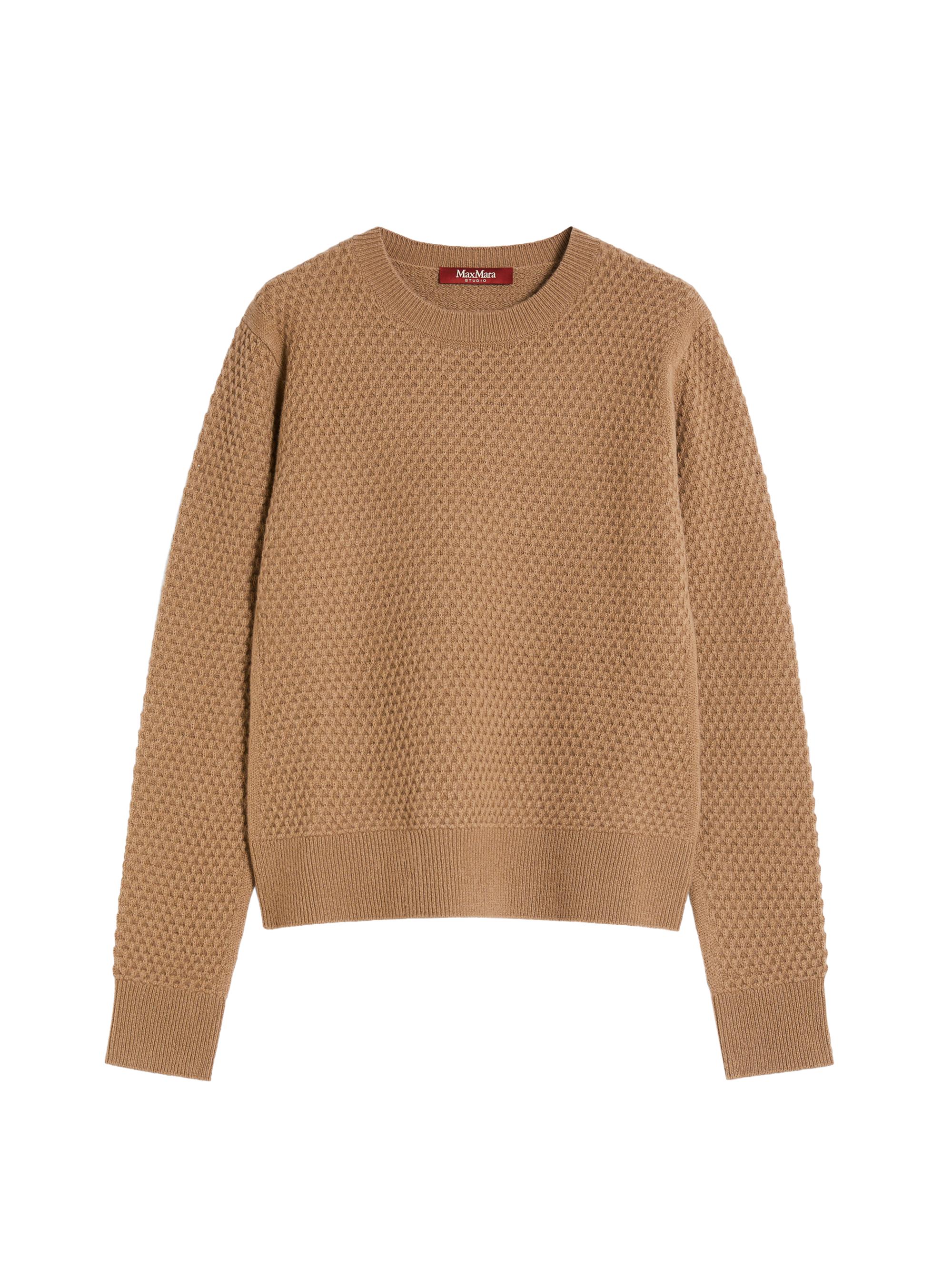 Max Mara Studio Women's Ellade Cashmere Crewneck Sweater - Camel