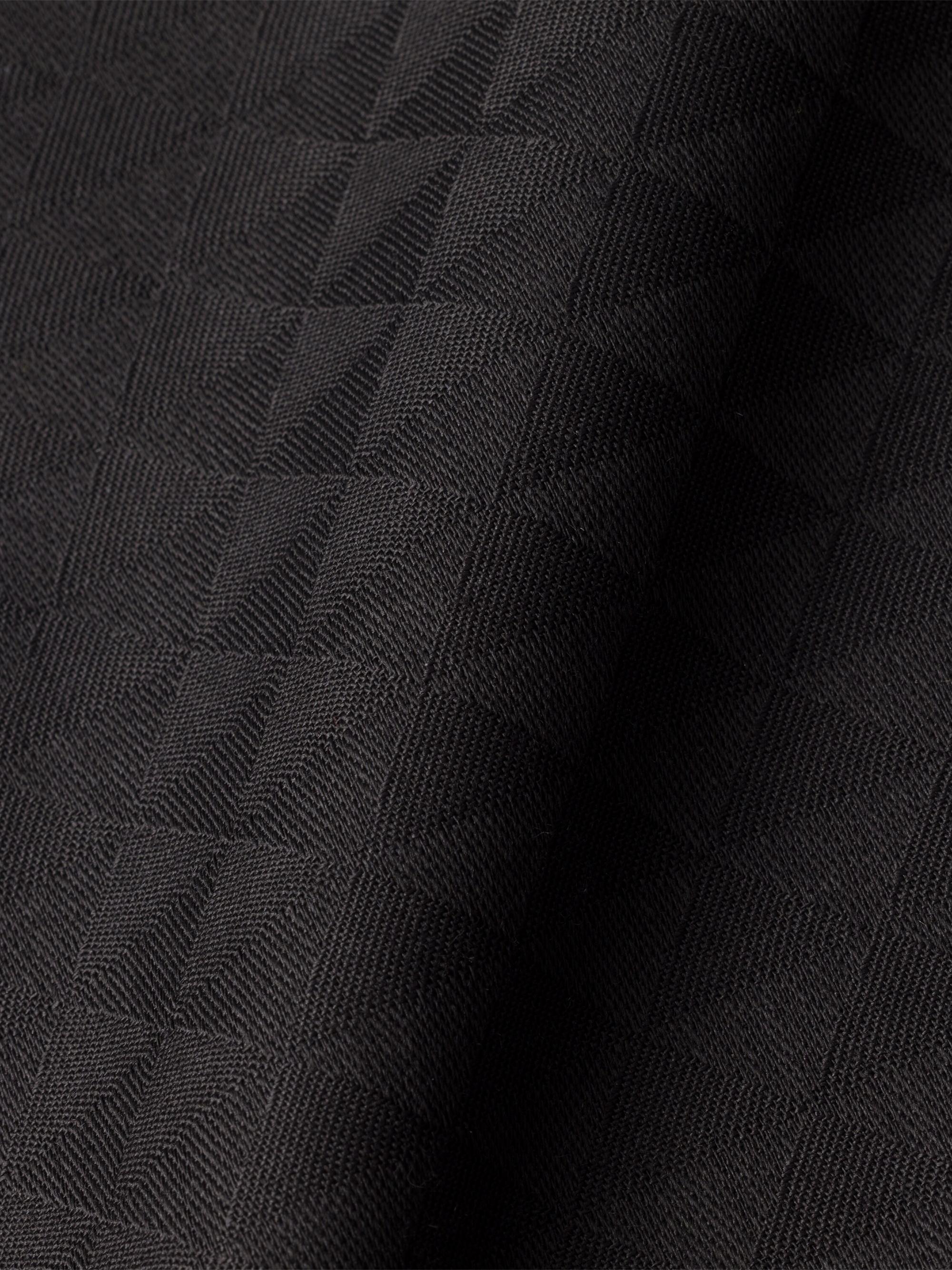 Prada Men's Wool and Silk Scarf - Black | Thumbnail 2