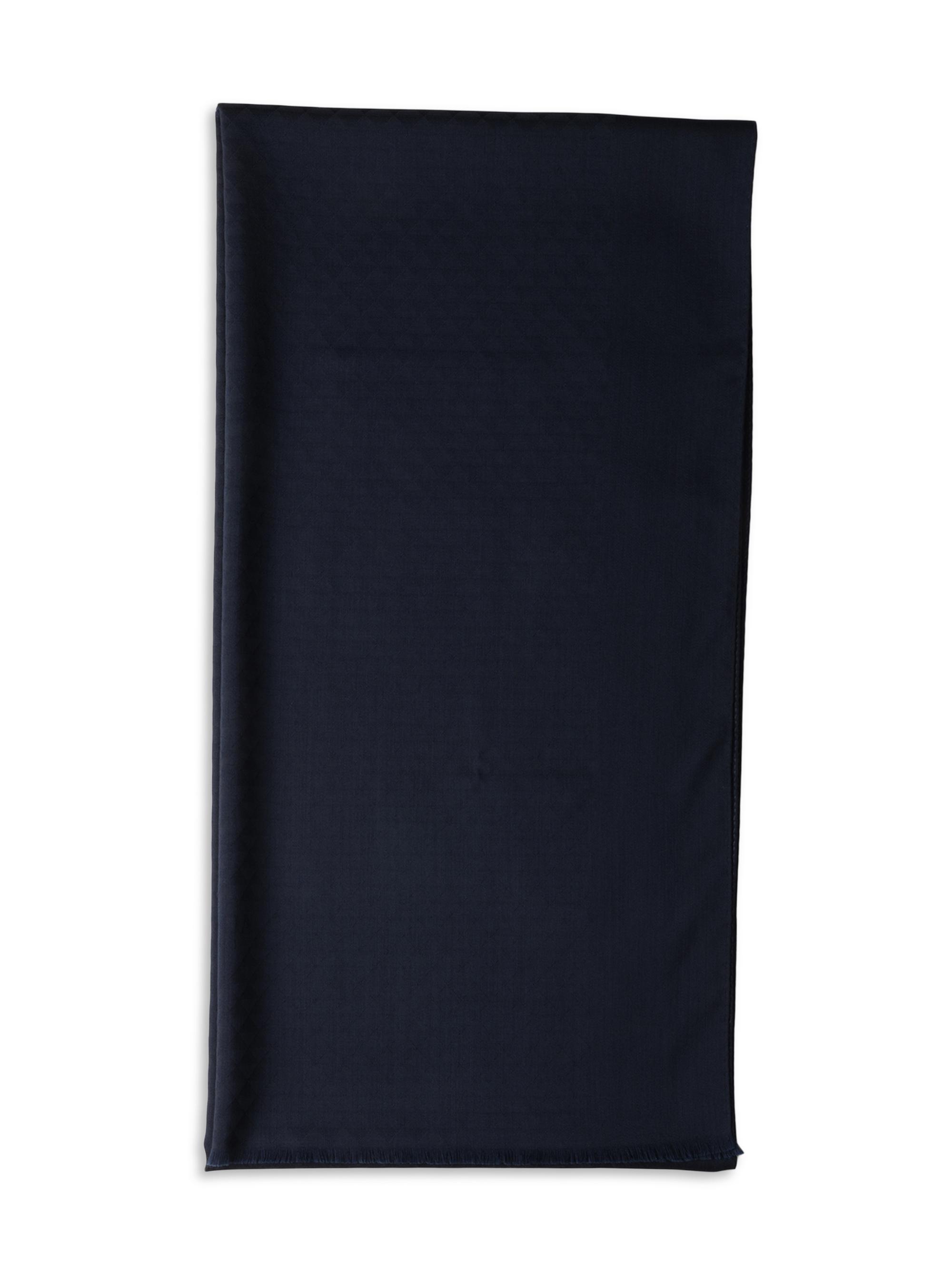 Prada Men's Wool and Silk Scarf - Blue