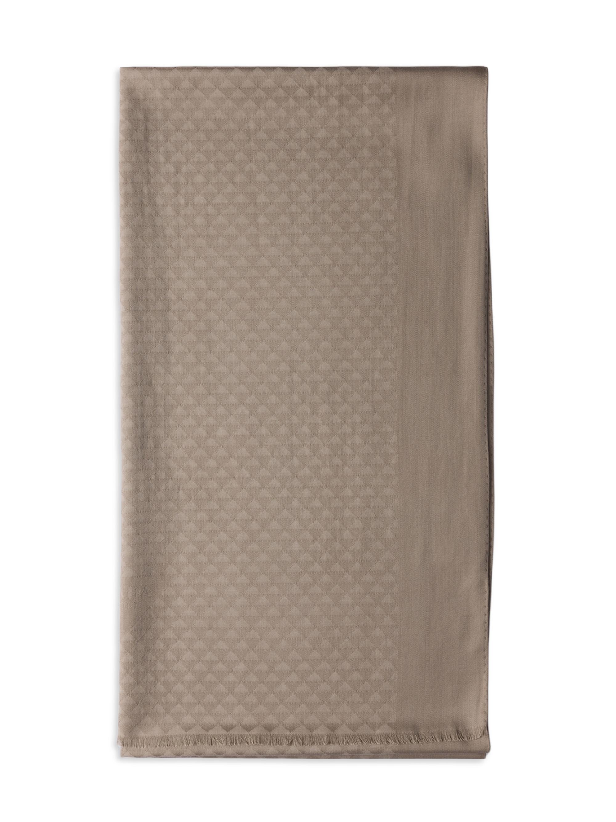 Prada Men's Wool and Silk Scarf - Grey