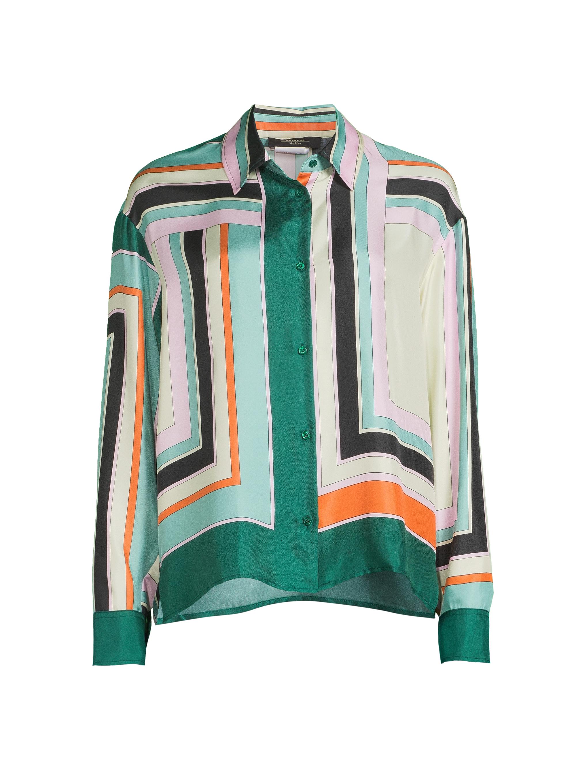 Weekend Max Mara Women's Formia Printed Silk Shirt