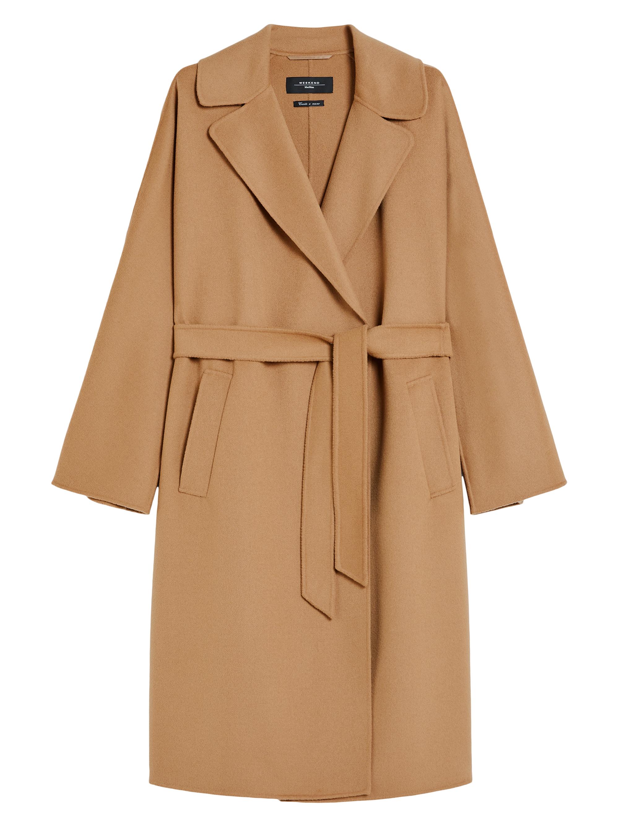 Weekend Max Mara Women's Civada Wool-Blend Belted Coat - Camel