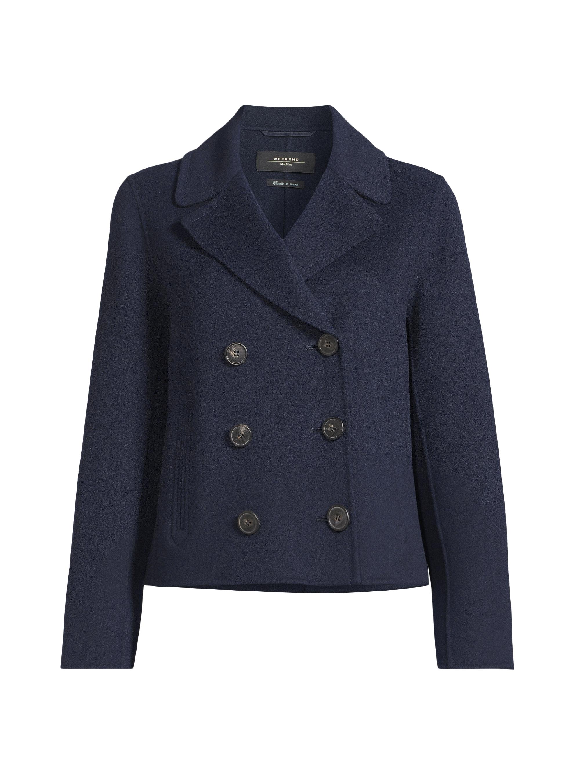 Weekend Max Mara Women's Taglio Wool Double-Breasted Coat - Navy