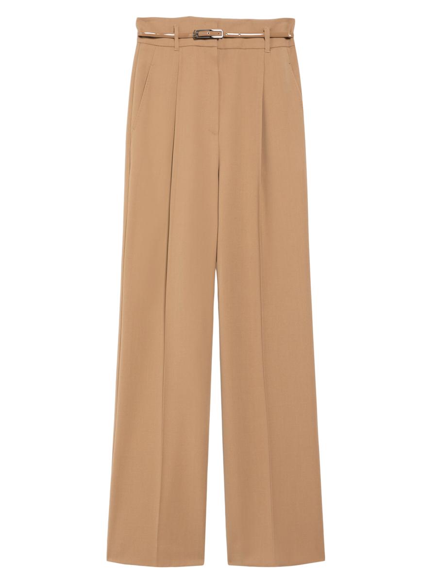 【送料&関税込】Max Mara Ribes Trousers Max Mara Zinnia Wide Leg Scuba Effect Pants