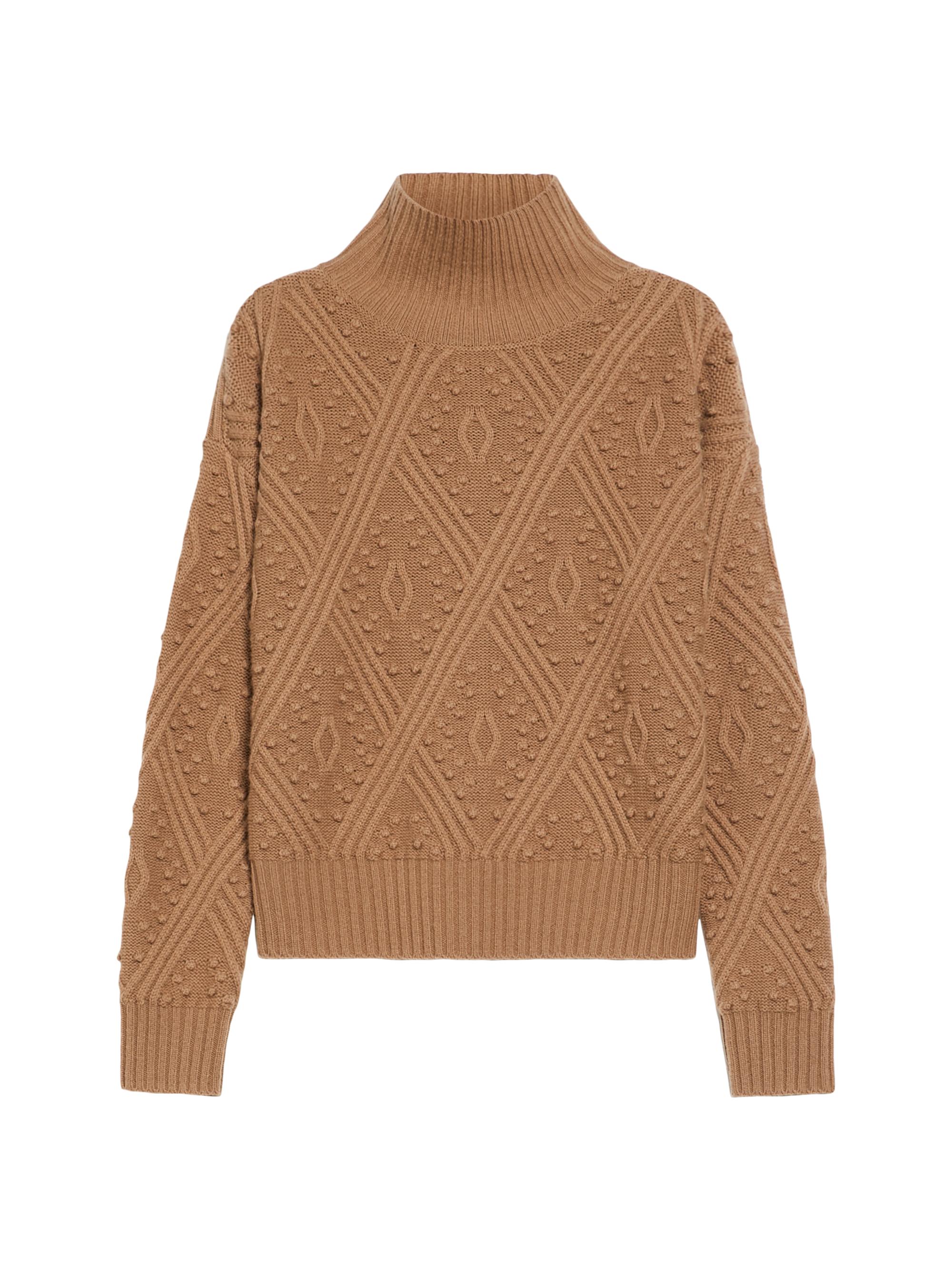 Max Mara Studio Women's Panino Wool-Cashmere Turtleneck Sweater - Camel