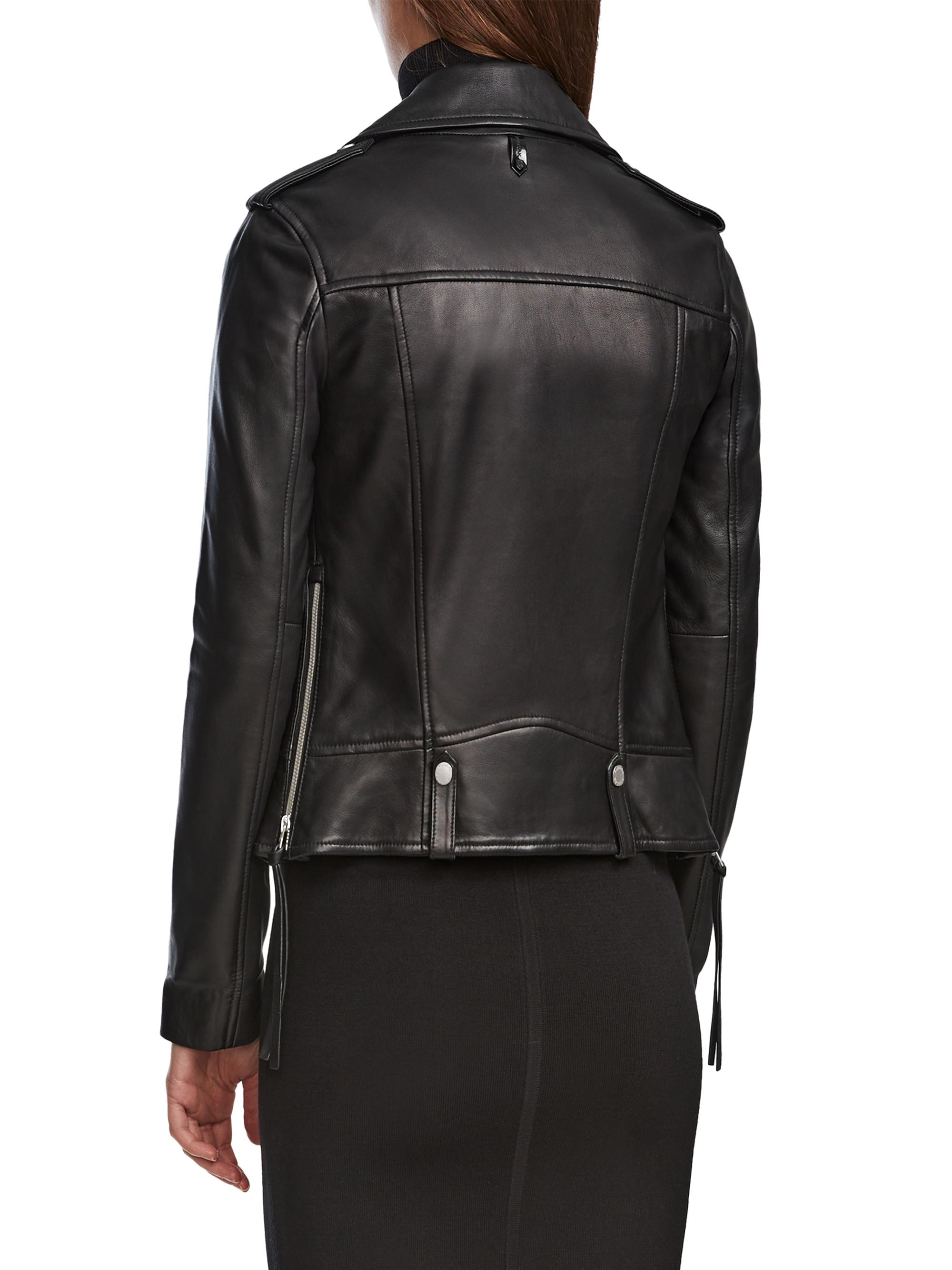 Rudsak Mergo Tonal Leather Biker Jacket | Saks Fifth Avenue