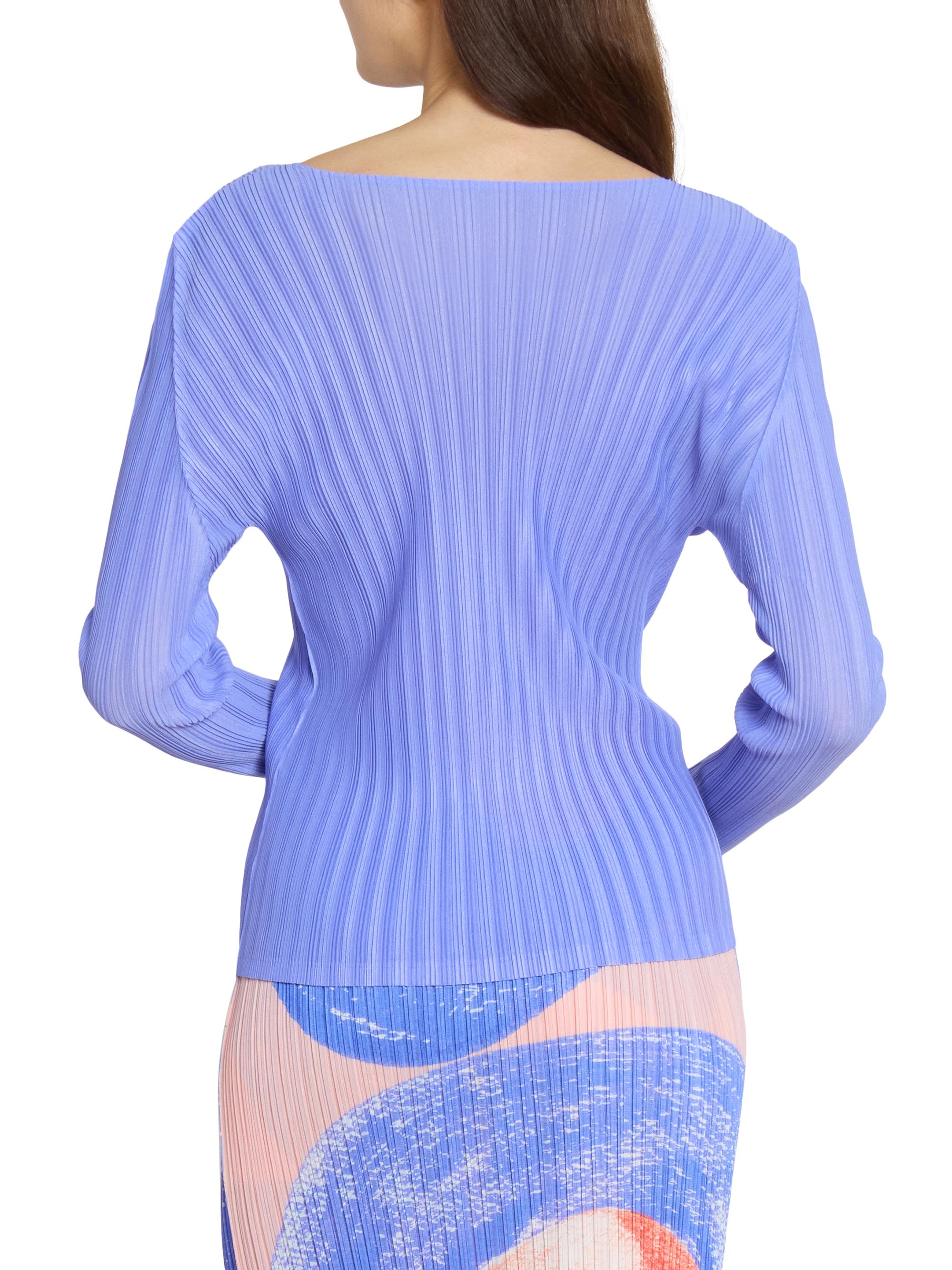 Pleats Please Issey Miyake Rib Pleats February Top | Saks Fifth Avenue