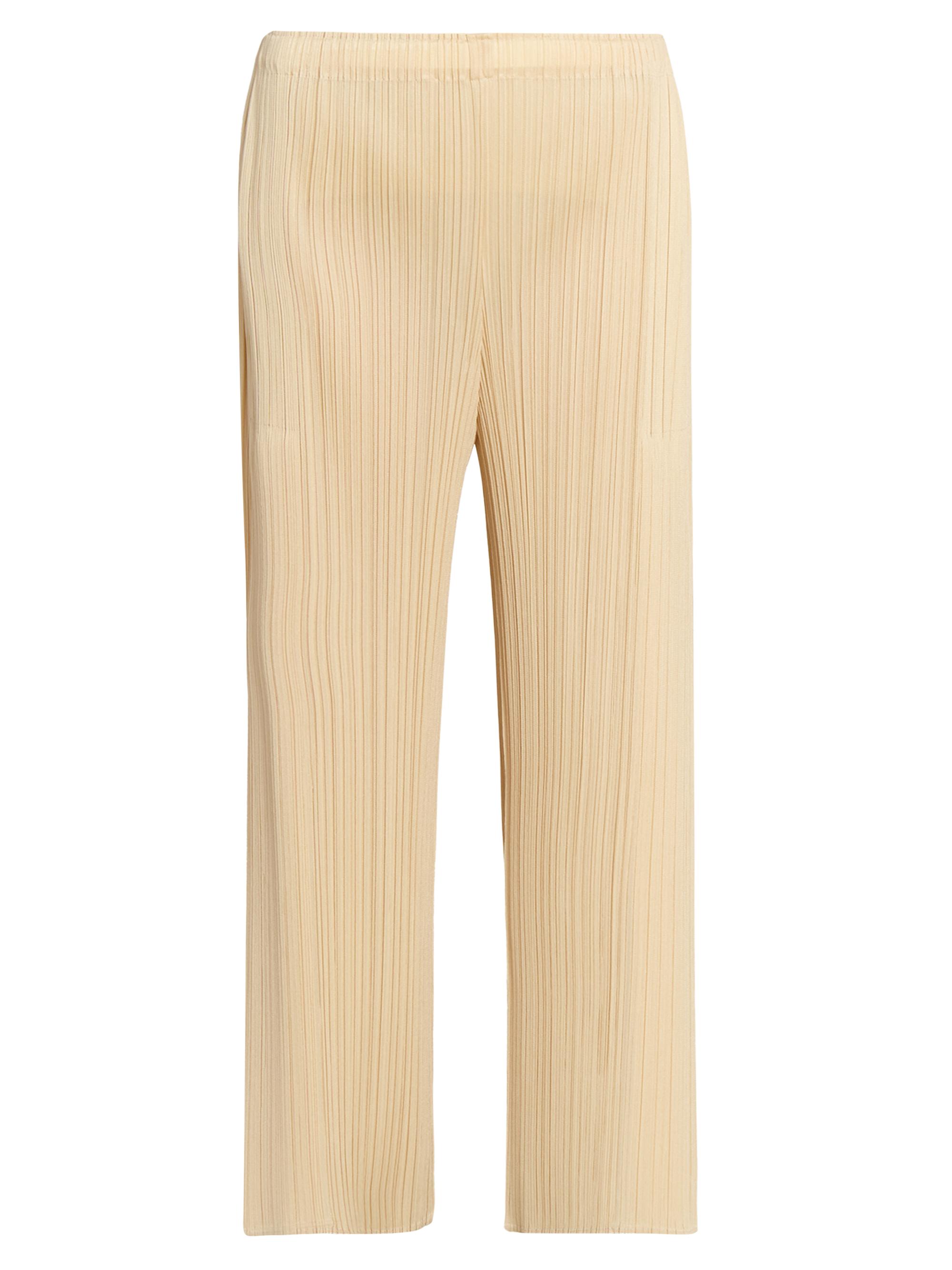 Pleats Please Issey Miyake Merry Bicolor Pants | Saks Fifth Avenue