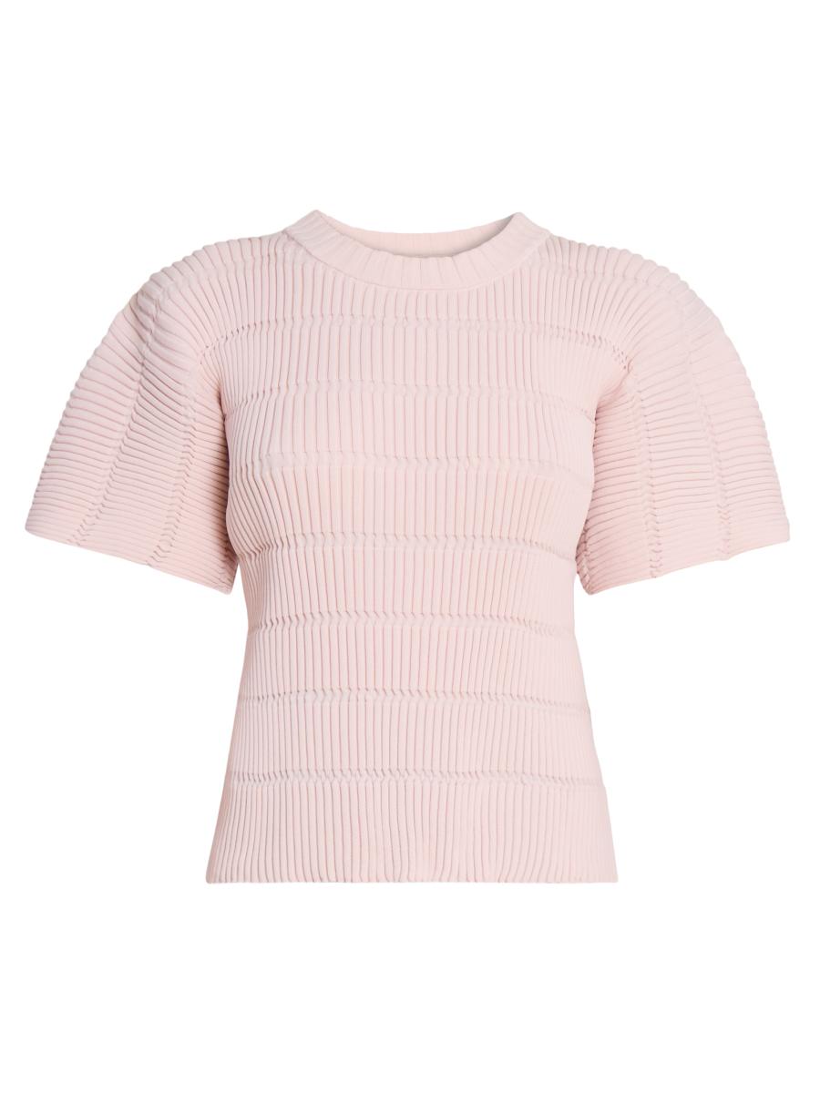 PLEATS PLEASE ISSEY MIYAKE◆トップス/--/ポリエステル/BLK/PP43KK782/-/JIGGLY KNI Pleats Please Issey Miyake Jiggly Knit Top | Saks Fifth Avenue