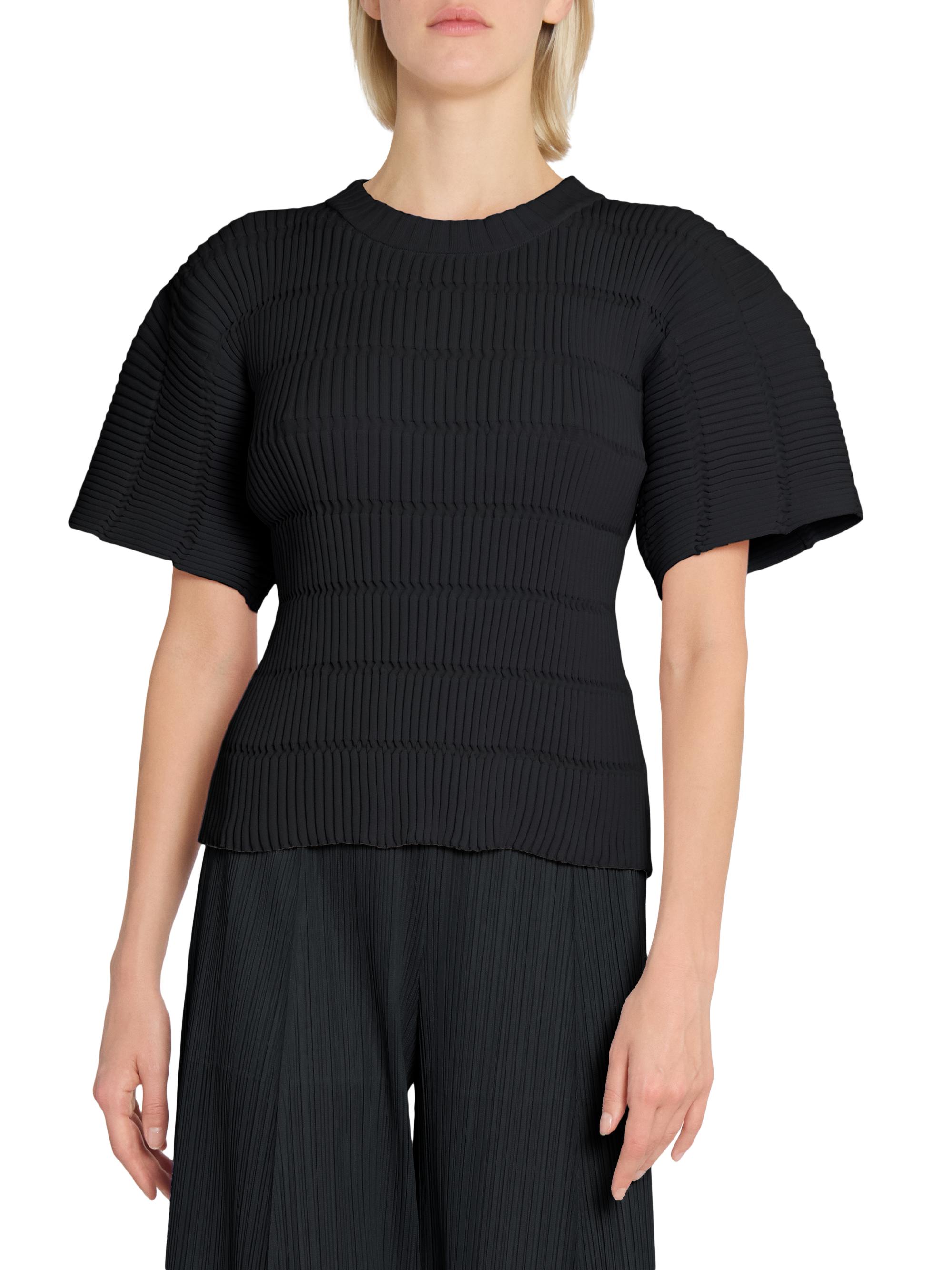 PLEATS PLEASE 現行定番商品 ブラックタートルネック Pleats Please