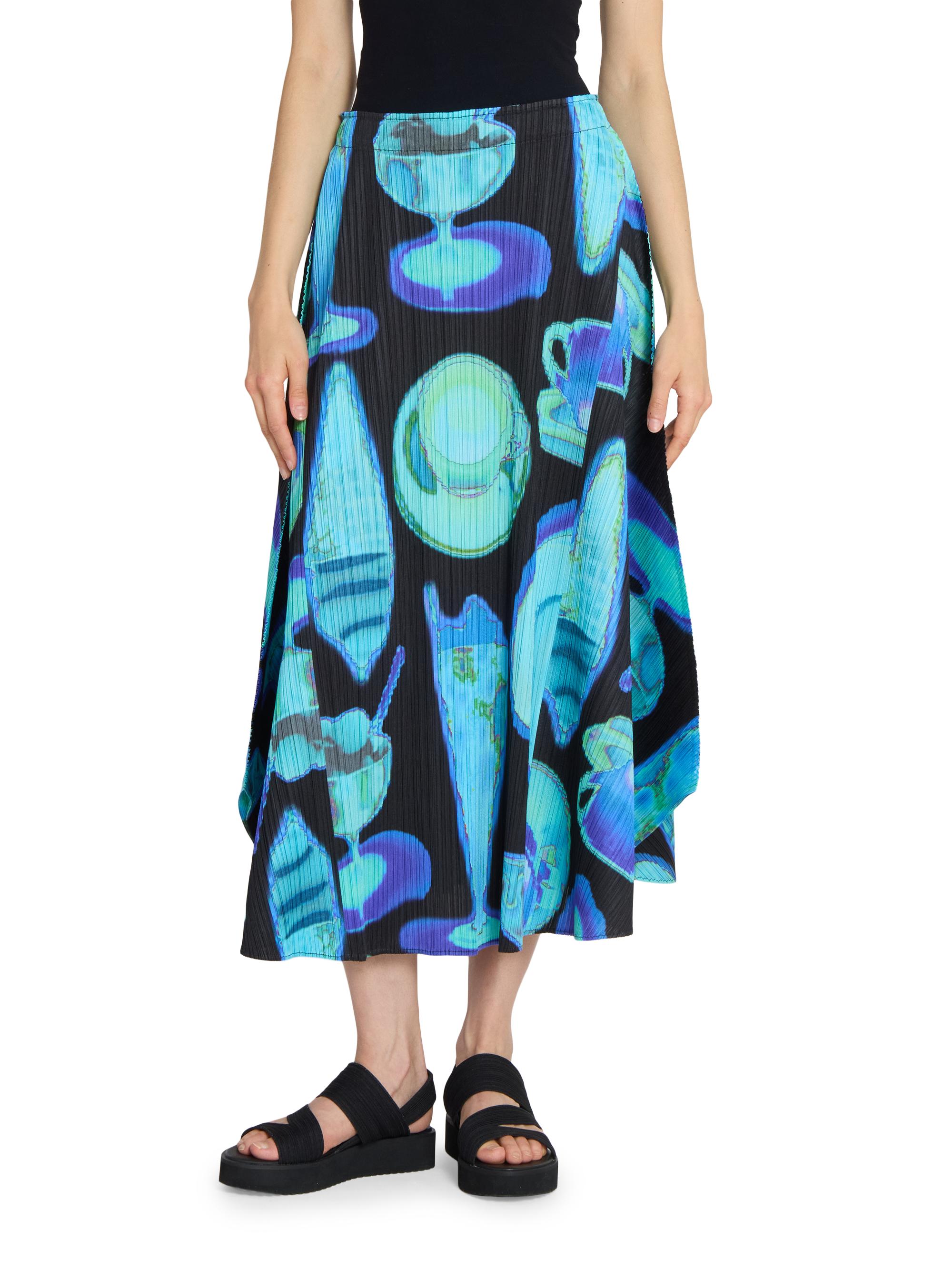 Pleats Please Issey Miyake Thermal Foods Skirt | Saks Fifth Avenue