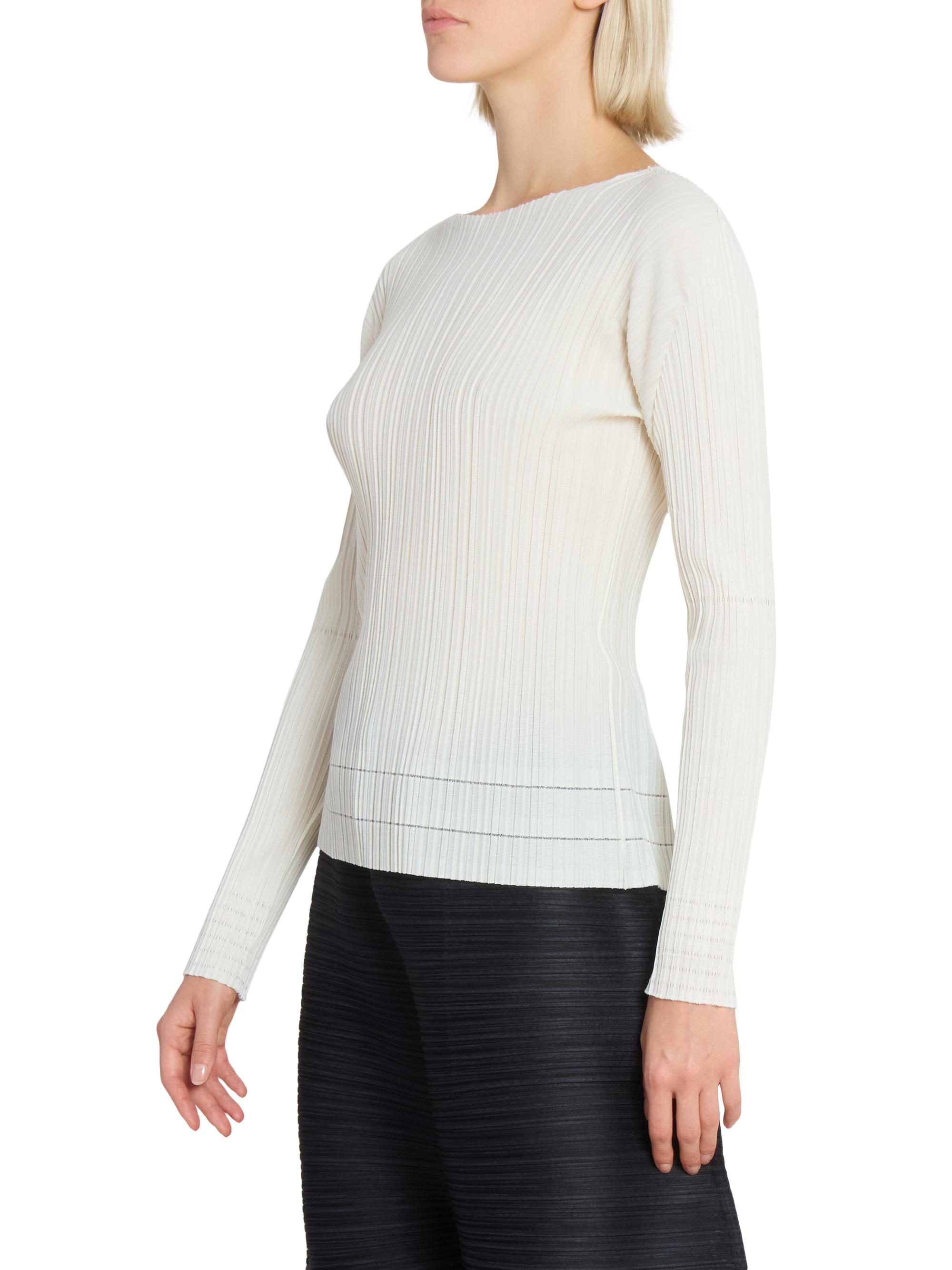 トップス ISSEY MIYAKE PLEATS PLEASE 0400019897253_MOSSGREEN?wid=