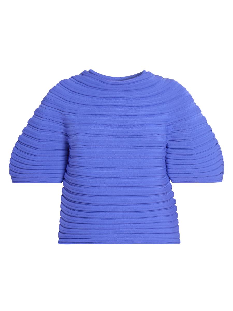 Pleats Please Issey Miyake Mushroom Knit Top | Saks Fifth Avenue