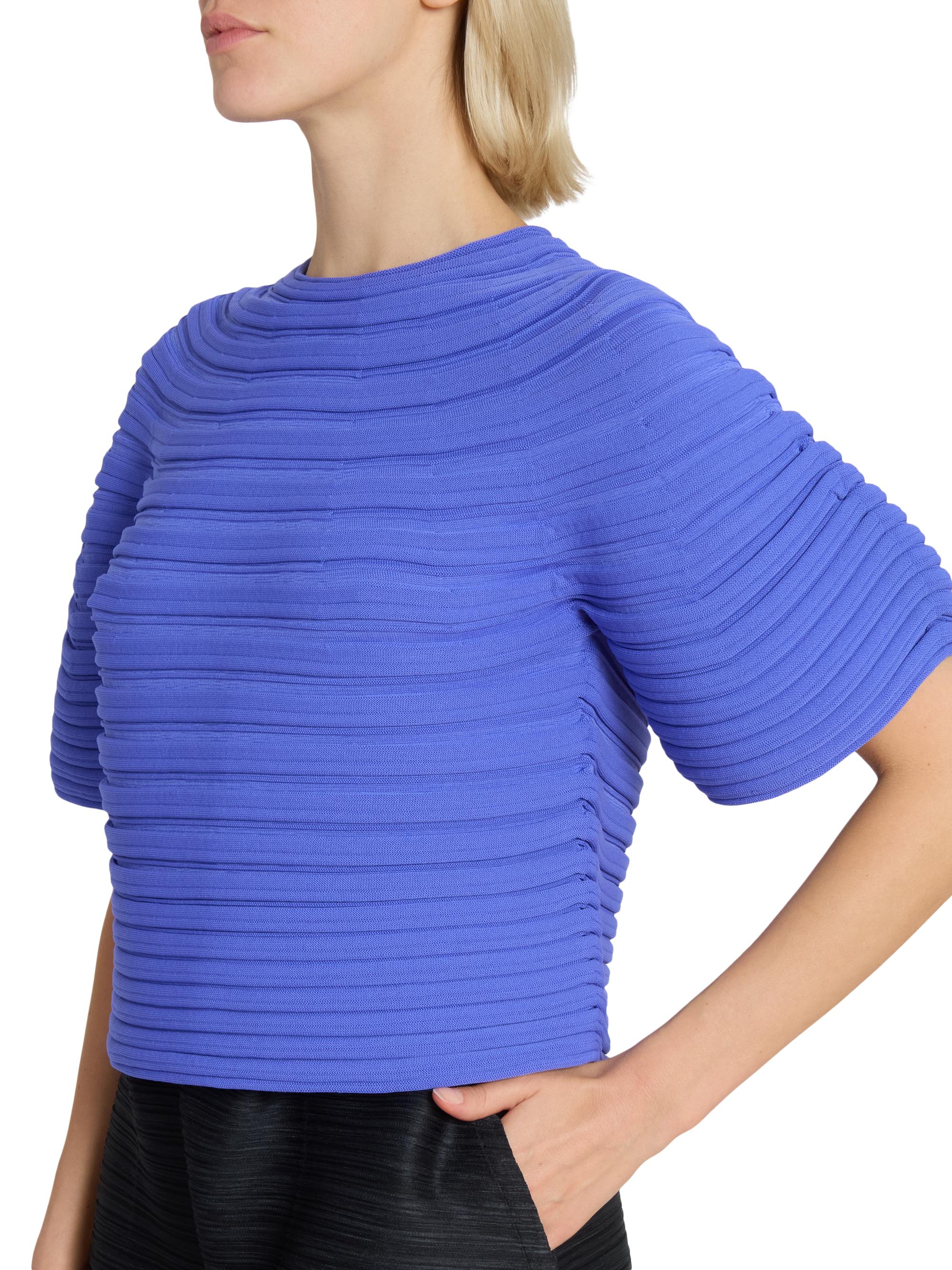 Pleats Please Issey Miyake Mushroom Knit Top | Saks Fifth Avenue