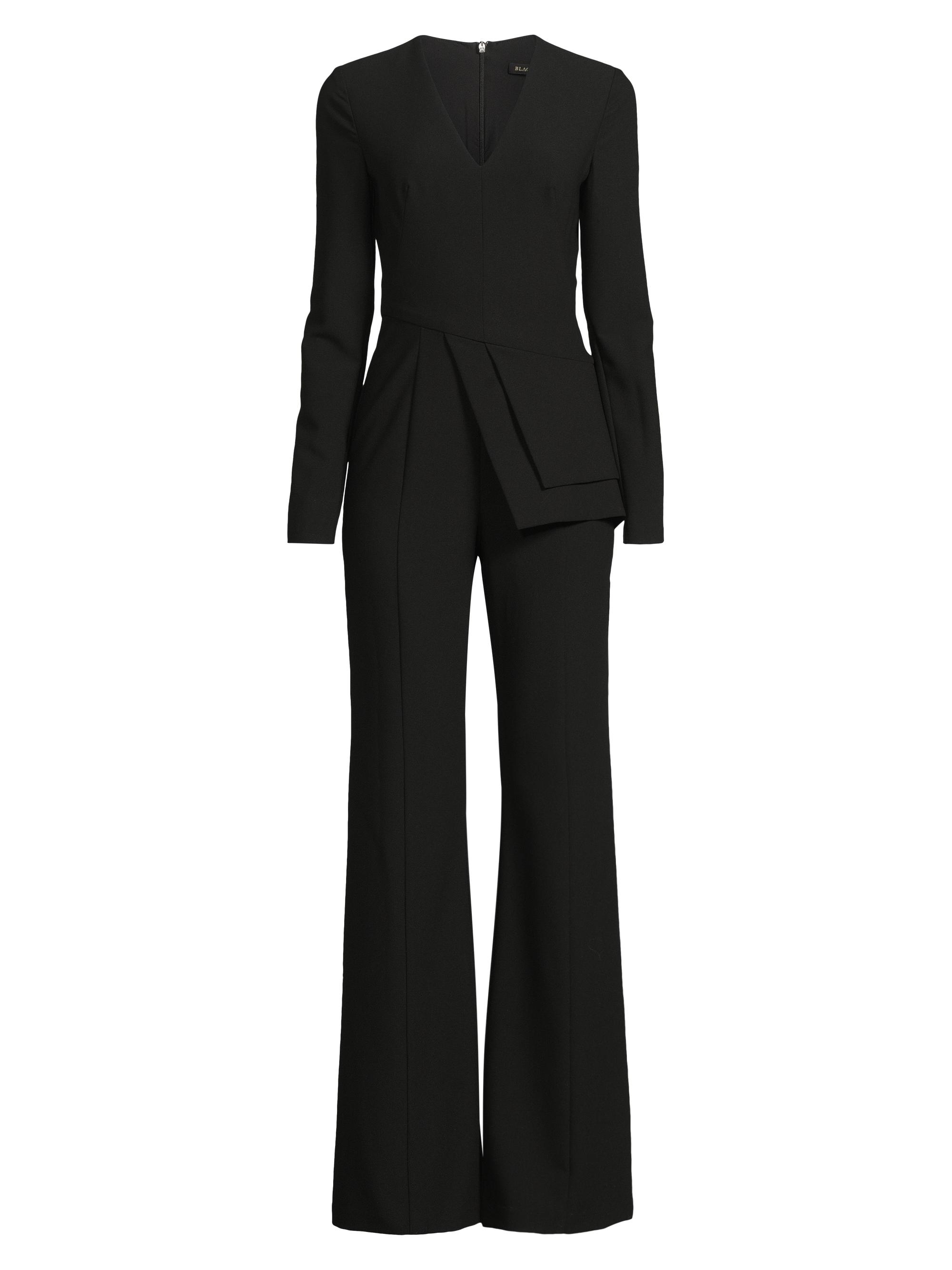 Black Halo Women's Sinclair Skirted V-Neck Jumpsuit - Black