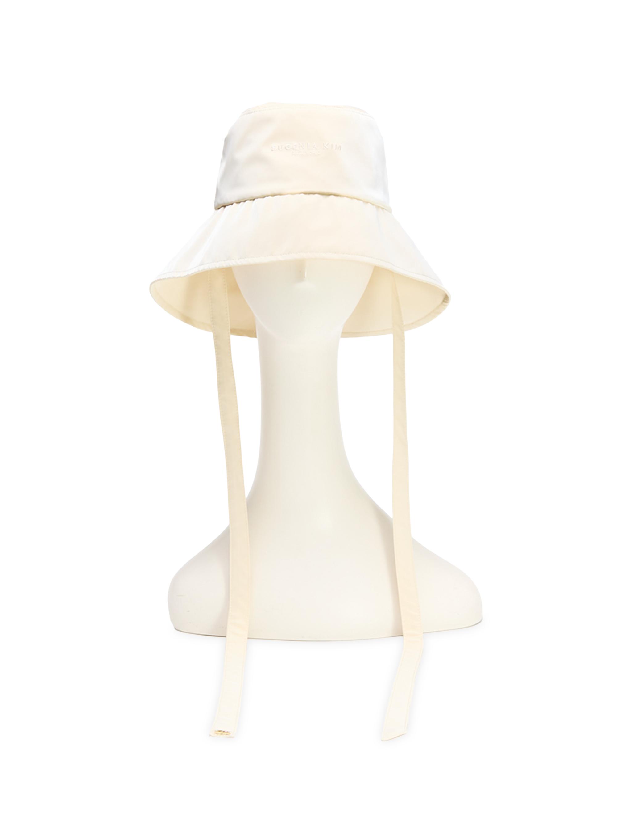 Eugenia Kim Women's Ally Logo-Embroidered Bucket Hat - Beige