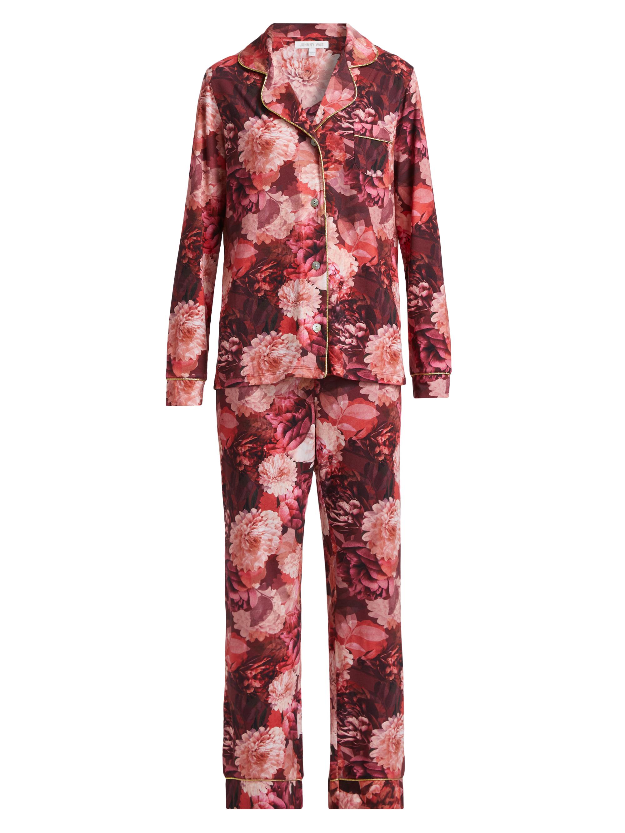 Johnny Was Women's The Carly Floral Pajama Set - Rosas