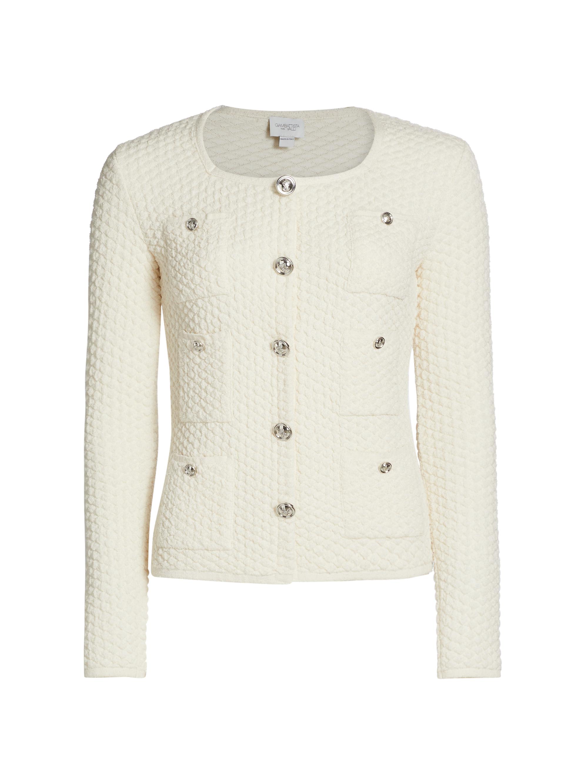 Giambattista Valli Women's Textured Knit Cardigan -