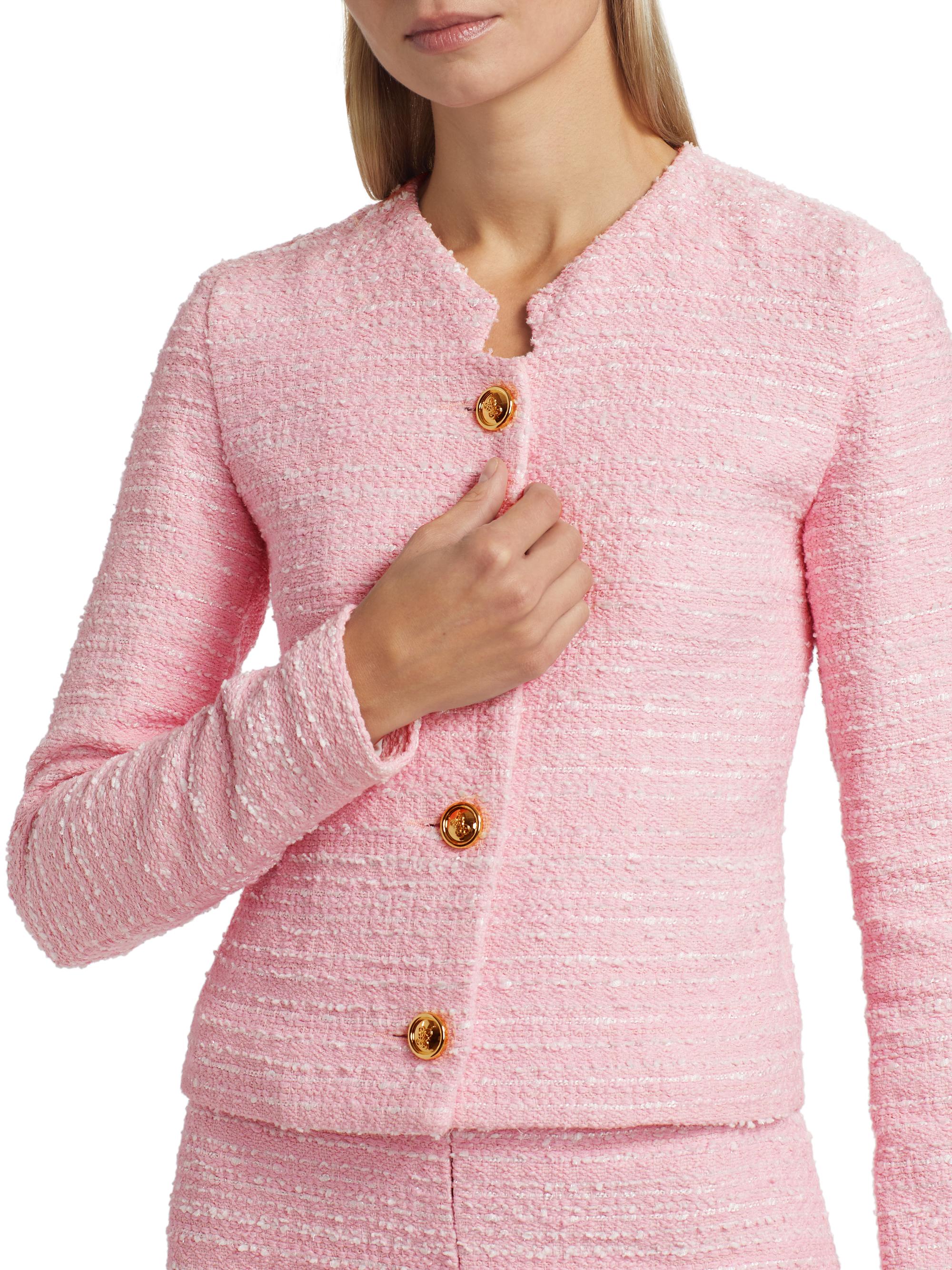 新品SALE☆ GIAMBATTiSTA VALLi ジャケット Giambattista Valli Cotton-Blend Bouclé Jacket | Saks Fifth Avenue