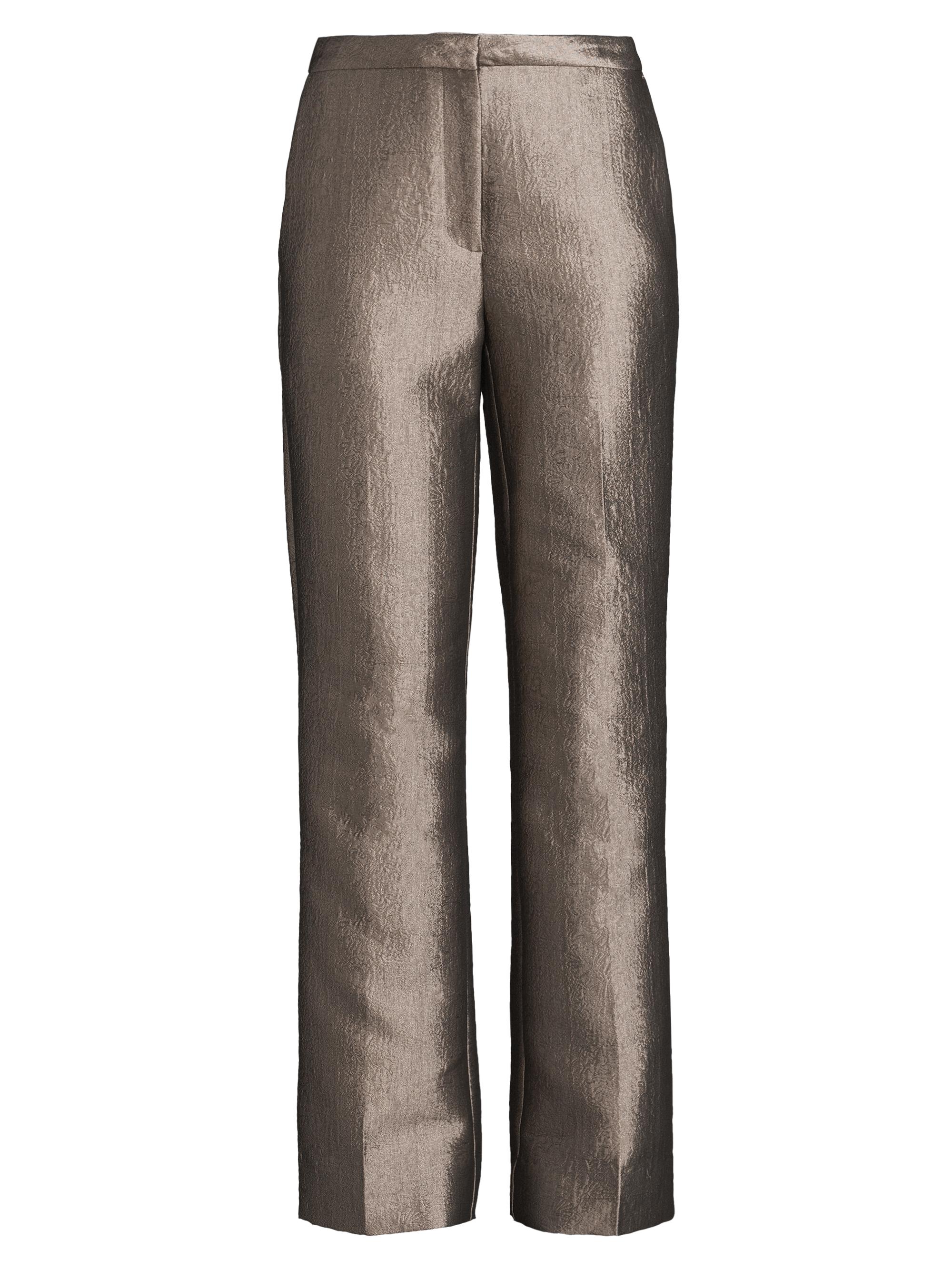 Metallic Jacquard Trousers