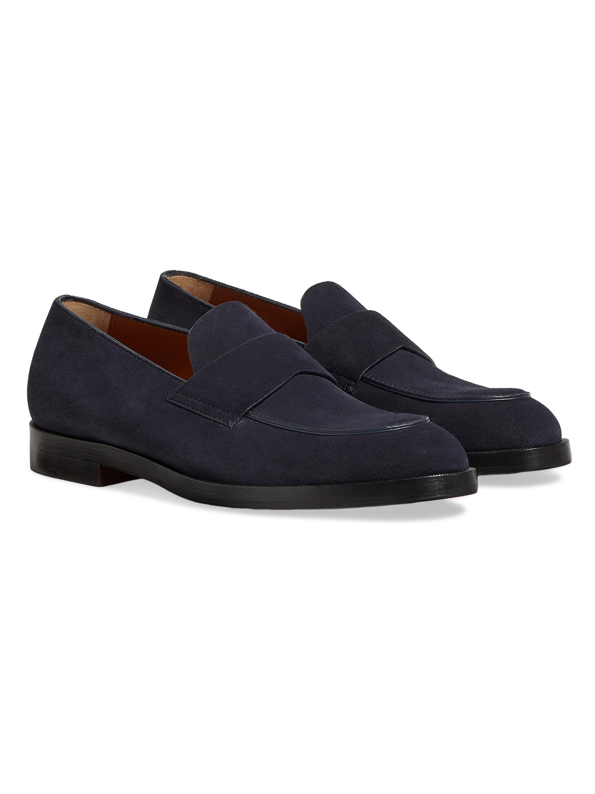 靴 Ermenegildo Zegna square toes loafer オンライン ショップ 安いファッション - Ermenegildo Zegna square