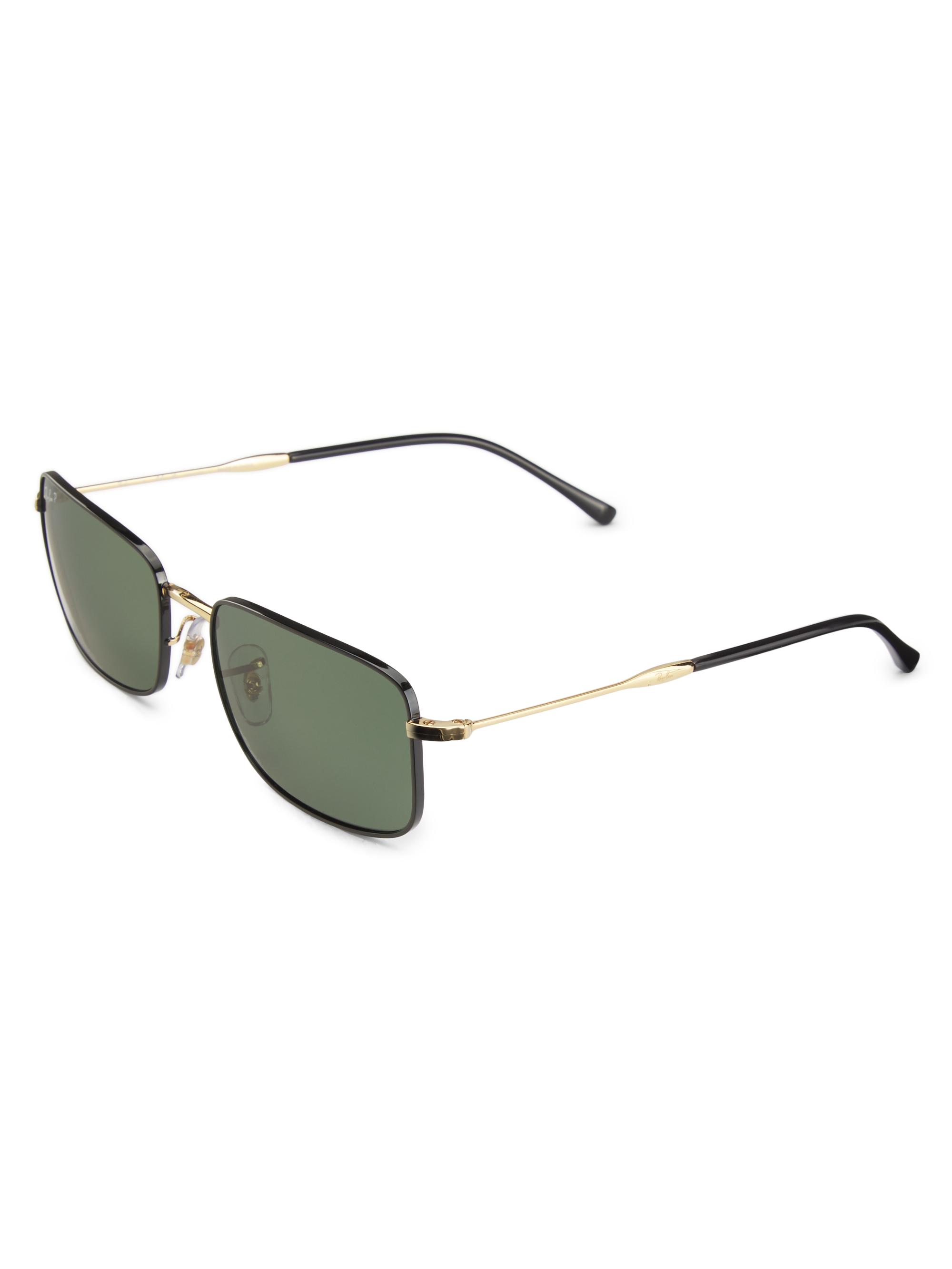 Ray-Ban RB3746 56MM Rectangular Sunglasses | Saks Fifth Avenue