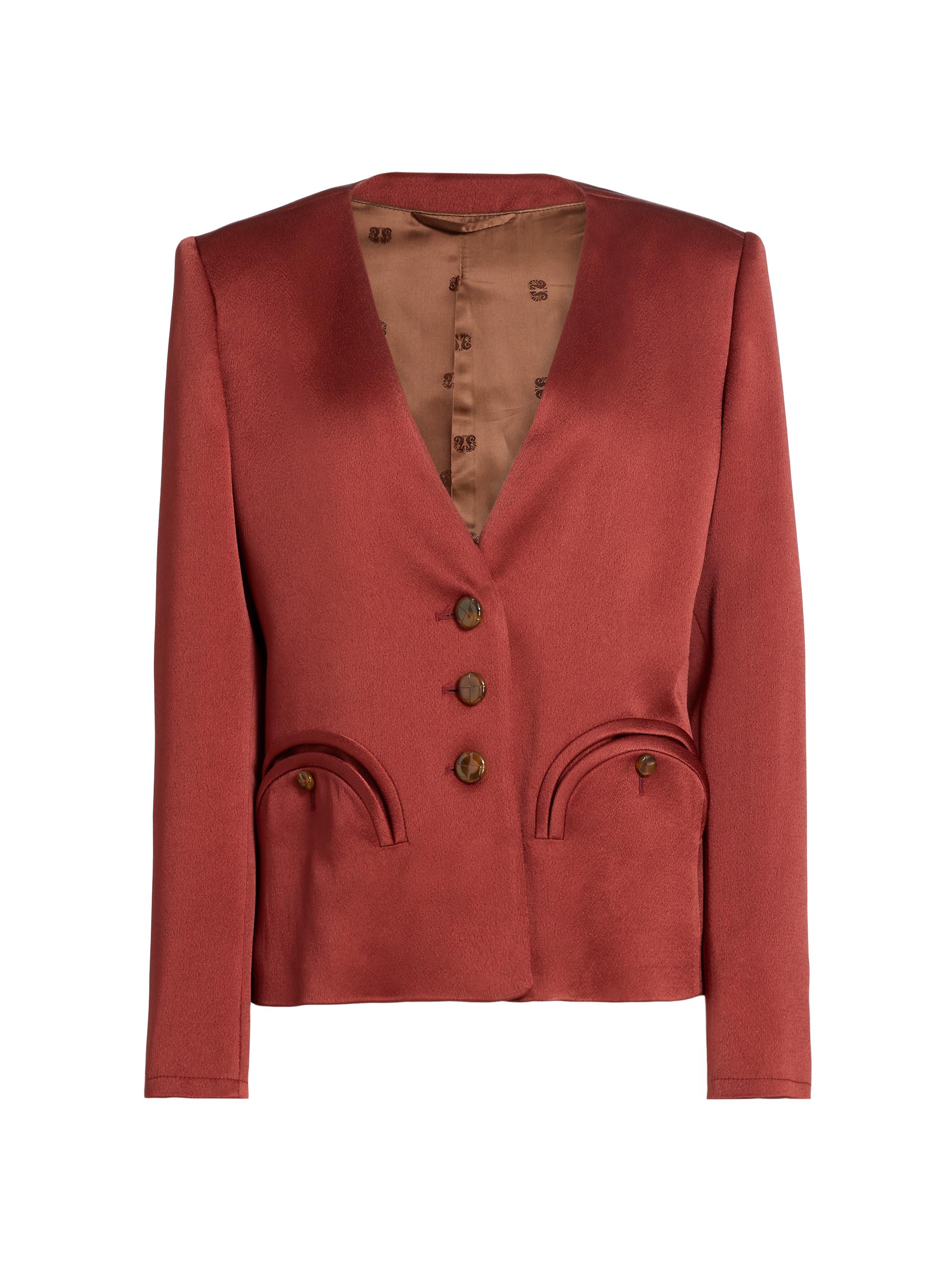 Blazé-Milano Women's Novalis Lovat Blazer - Rust