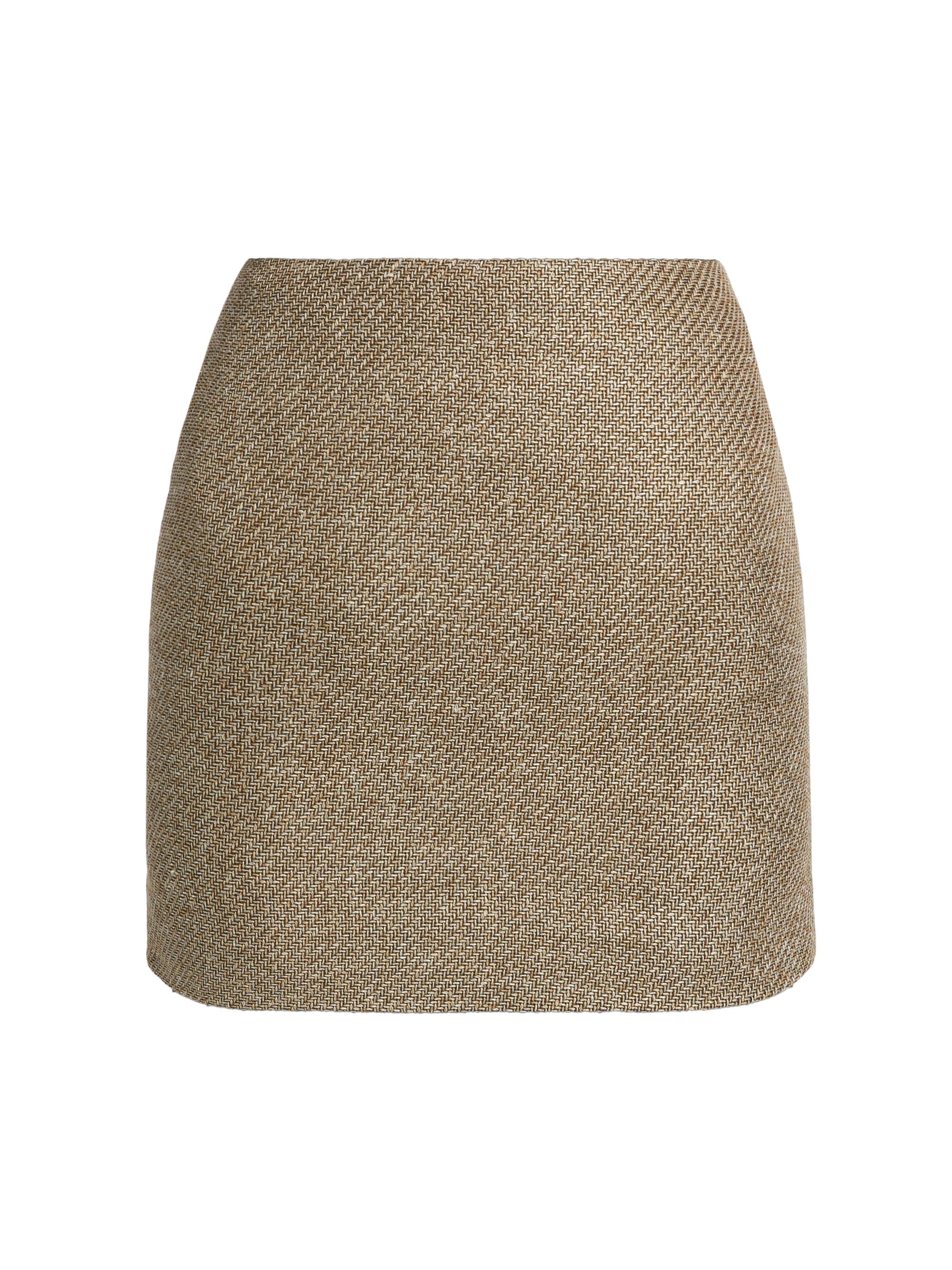 Blazé-Milano Women's Saratoga Cocci Miniskirt - Beije And Black