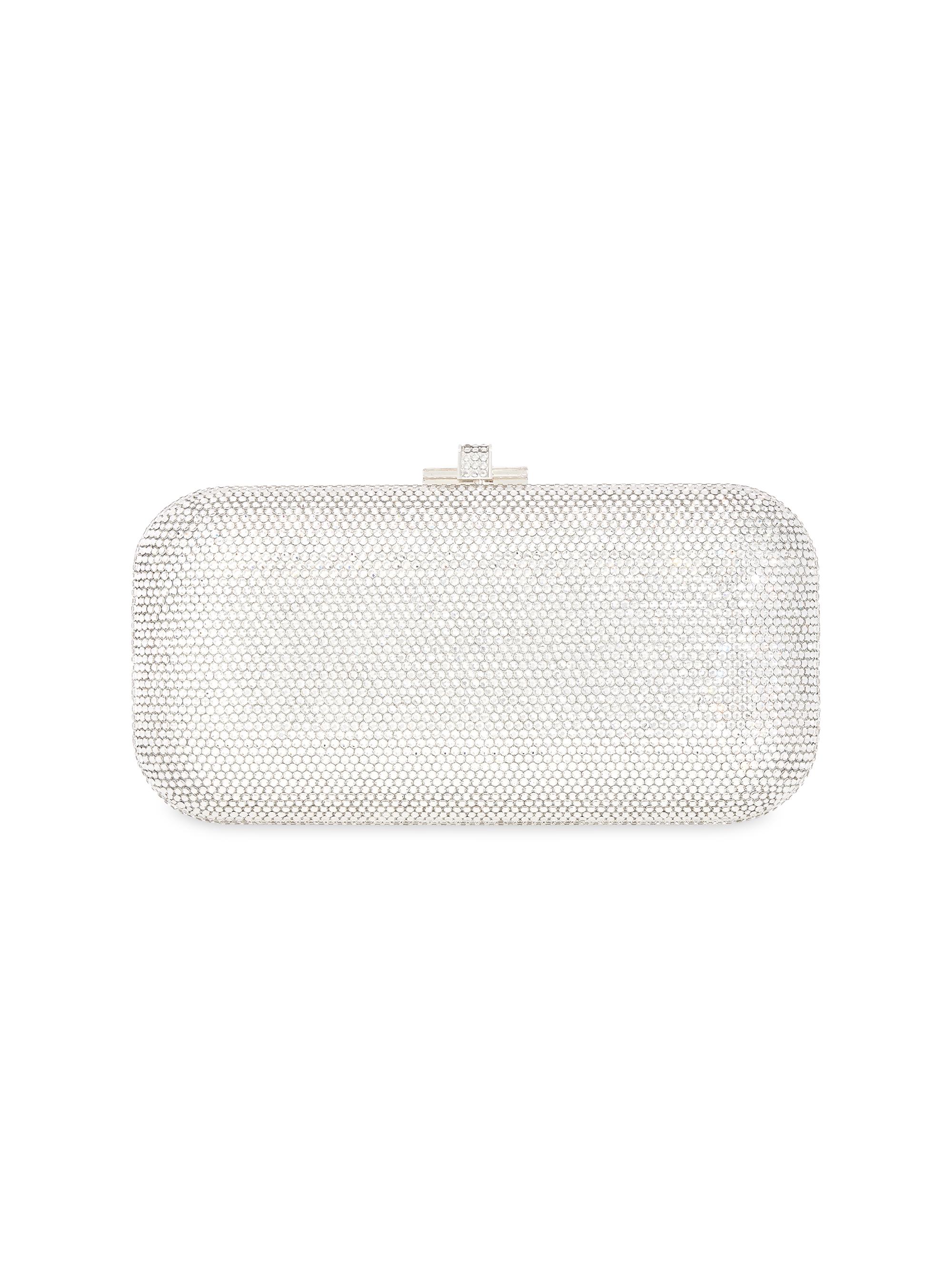 Judith Leiber Couture Women's Crystal-Embellished Long Slide Clutch - Silver Rhine