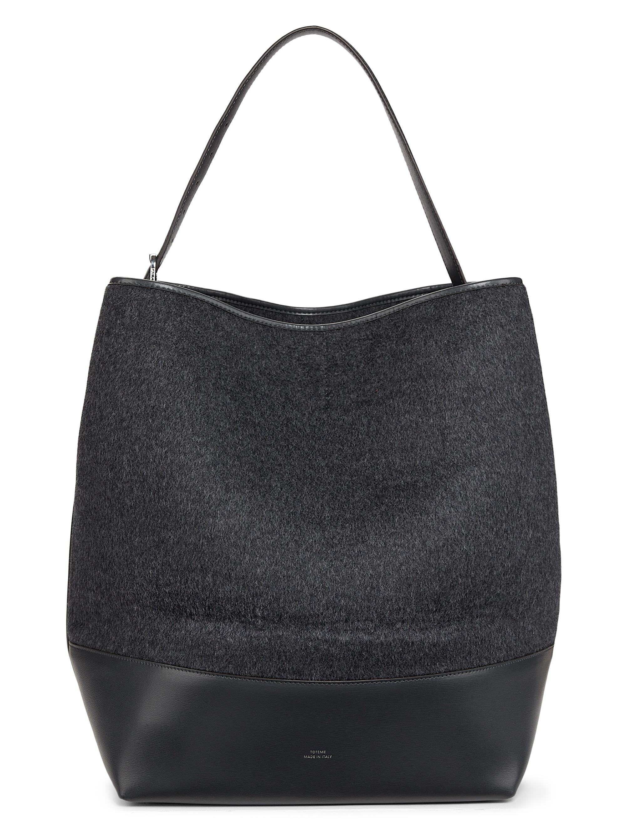 Toteme Belted Crocodile-Embossed Leather Bucket Bag | Saks