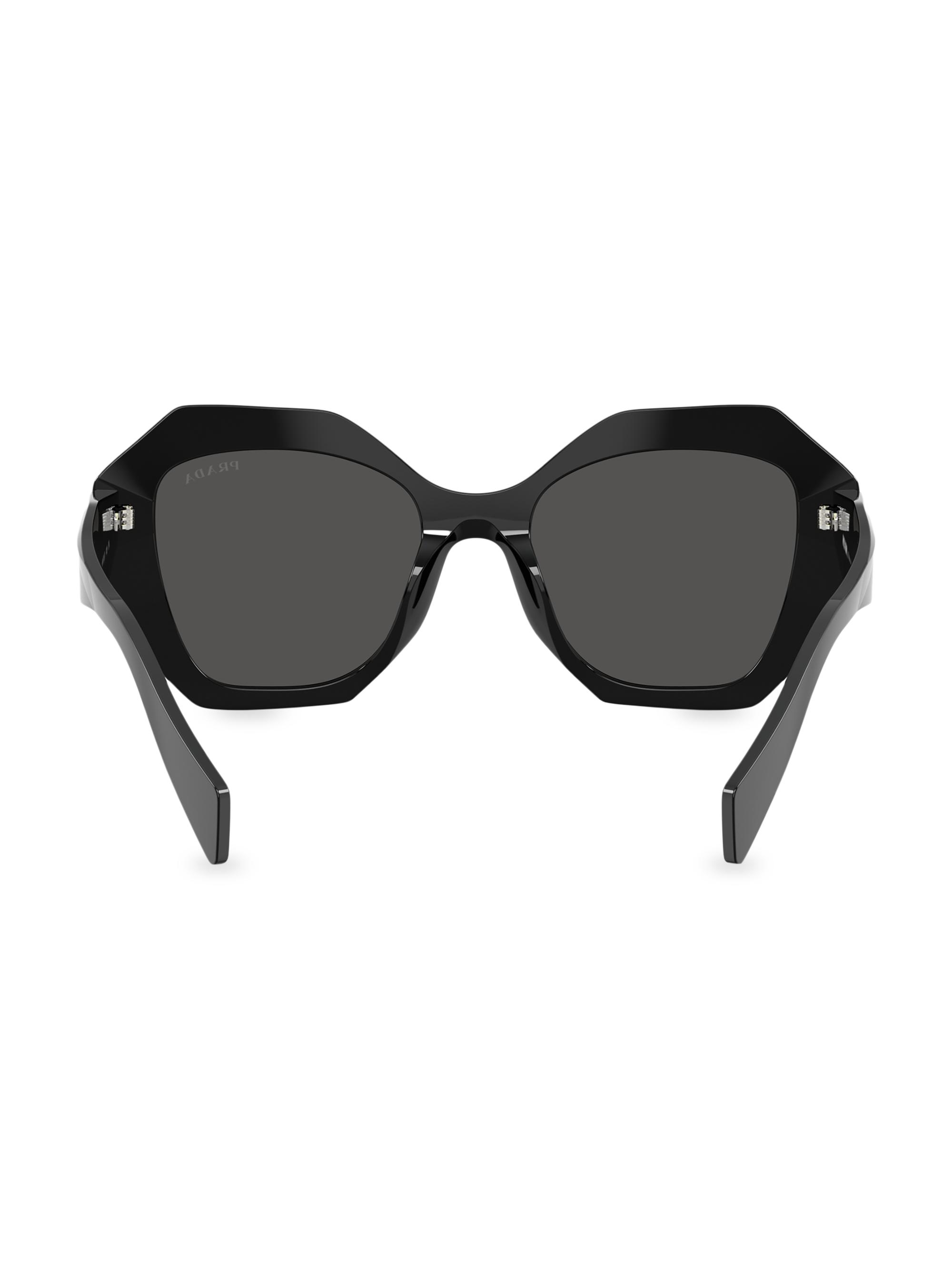 Prada 53MM Geometric Sunglasses | Saks Fifth Avenue