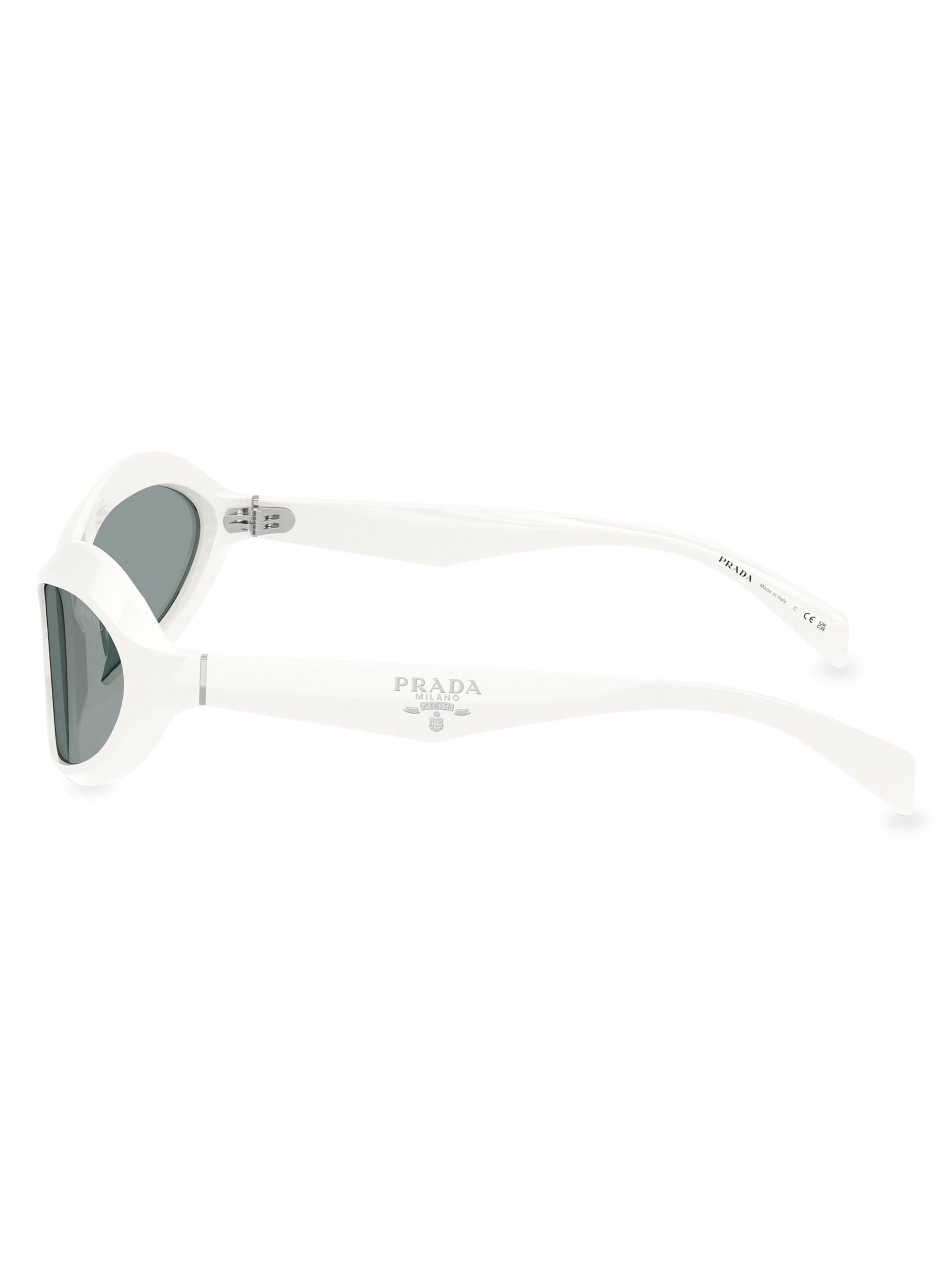 Prada 63MM Wraparound Sunglasses | Saks Fifth Avenue